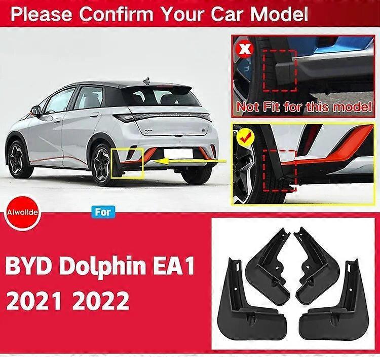 Schmutzfänger Für Byd Dolphin Ea1 2021 2022 2023 Spritzschutz Schmutzfänger Vorne Und Hinten Kotflügel Auto-außenzubehör --byd Dolphin Ea1