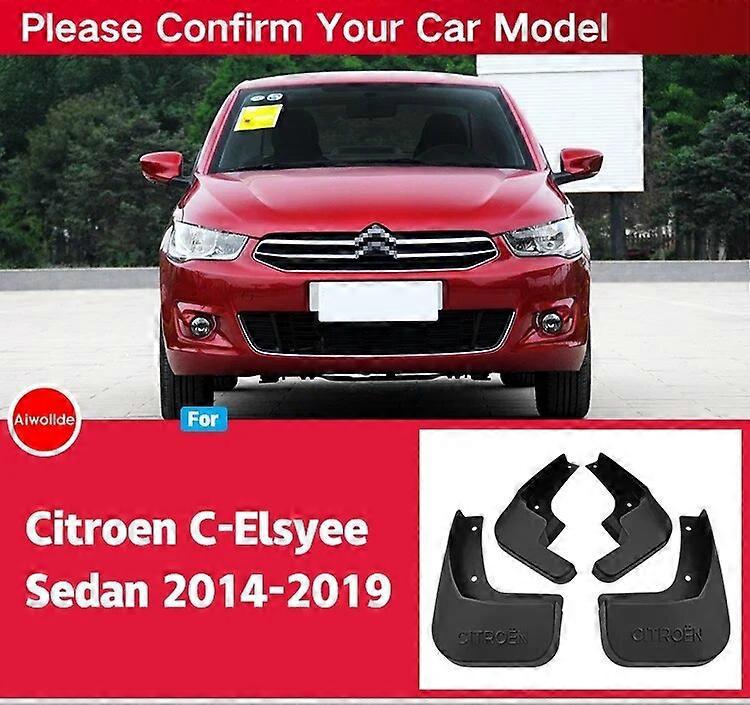 Kotflügel-schmutzfänger Für Citroën Elysée (2014–2019) – Spritzschutz, Schmutzfänger Vorne Und Hinten – Autozubehör