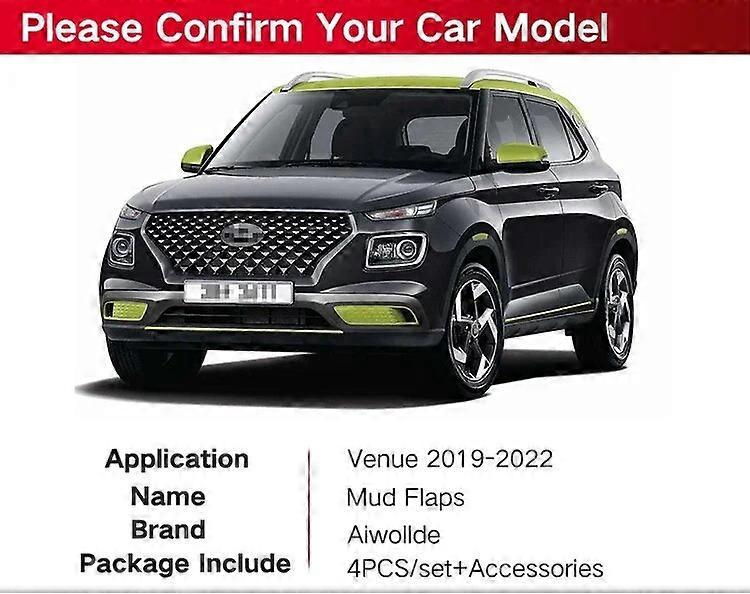 Schmutzfänger Für Hyundai Venue 2019 2020 2021 2022 Spritzschutz Kotflügel Schmutzfänger Vorne Hinten Autozubehör--venue