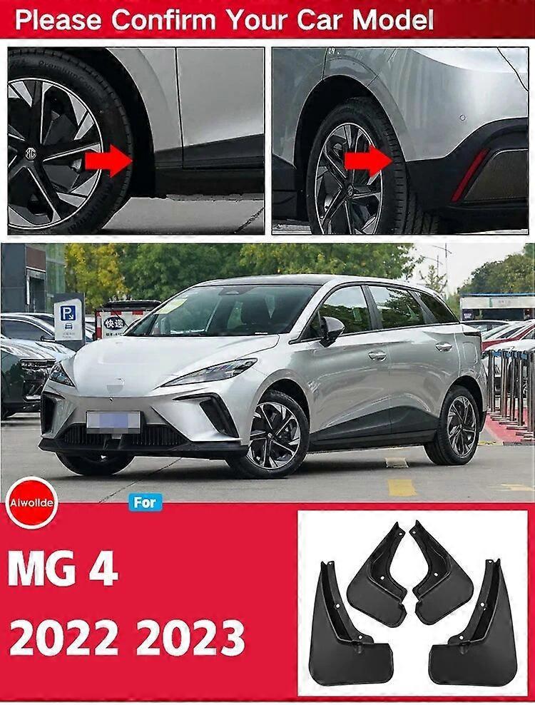 Für Mg4 Mulan 2023 Mg 4 2022 Schmutzfänger Spritzschutz Schmutzfänger Kotflügel Vorne Hinten Auto Styline Autozubehör--mg4 2023