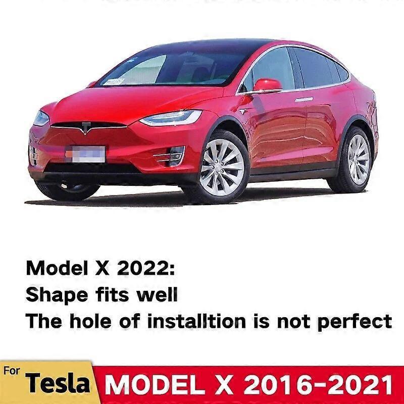 Schmutzfänger Für Tesla Model X 2016-2023 (2017, 2019, 2018, 2016) – Spritzschutz, Kotflügel, Schmutzfänger Vorne Und Hinten – Autozubehör – Für Model X 2016