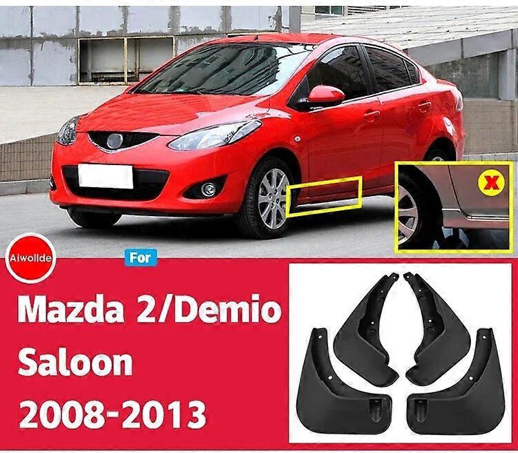 Schmutzfänger Für Mazda 2 / Demio 2008-2013 (2009, 2010) – Spritzschutz Für Vorder- Und Hinterradkotflügel – Auto Styline Autozubehör – Limousine
