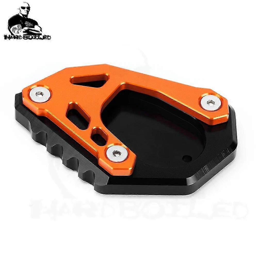 Für Ktm 1050 Adventure Adv 2014–2022 Motorrad Cnc-seitenständer-verlängerungsplatte - Zubehör - Ohne Logo Orange4