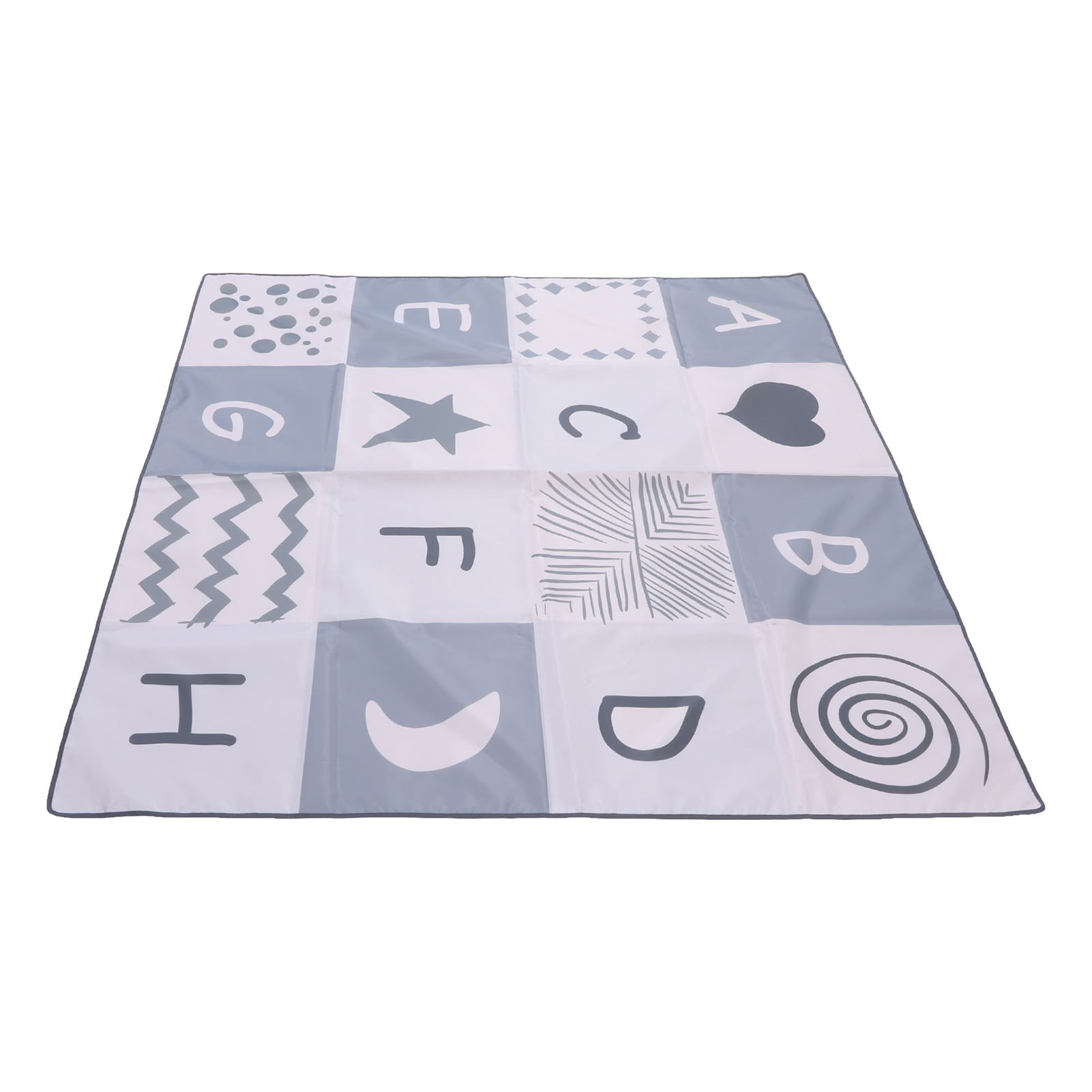 Rutschfeste Spielmatte Für Babys, 130 X 130 Cm, Wasserdicht, Für Drinnen Und Draußen Geeignet, Ideal Für Camping Und Reisen