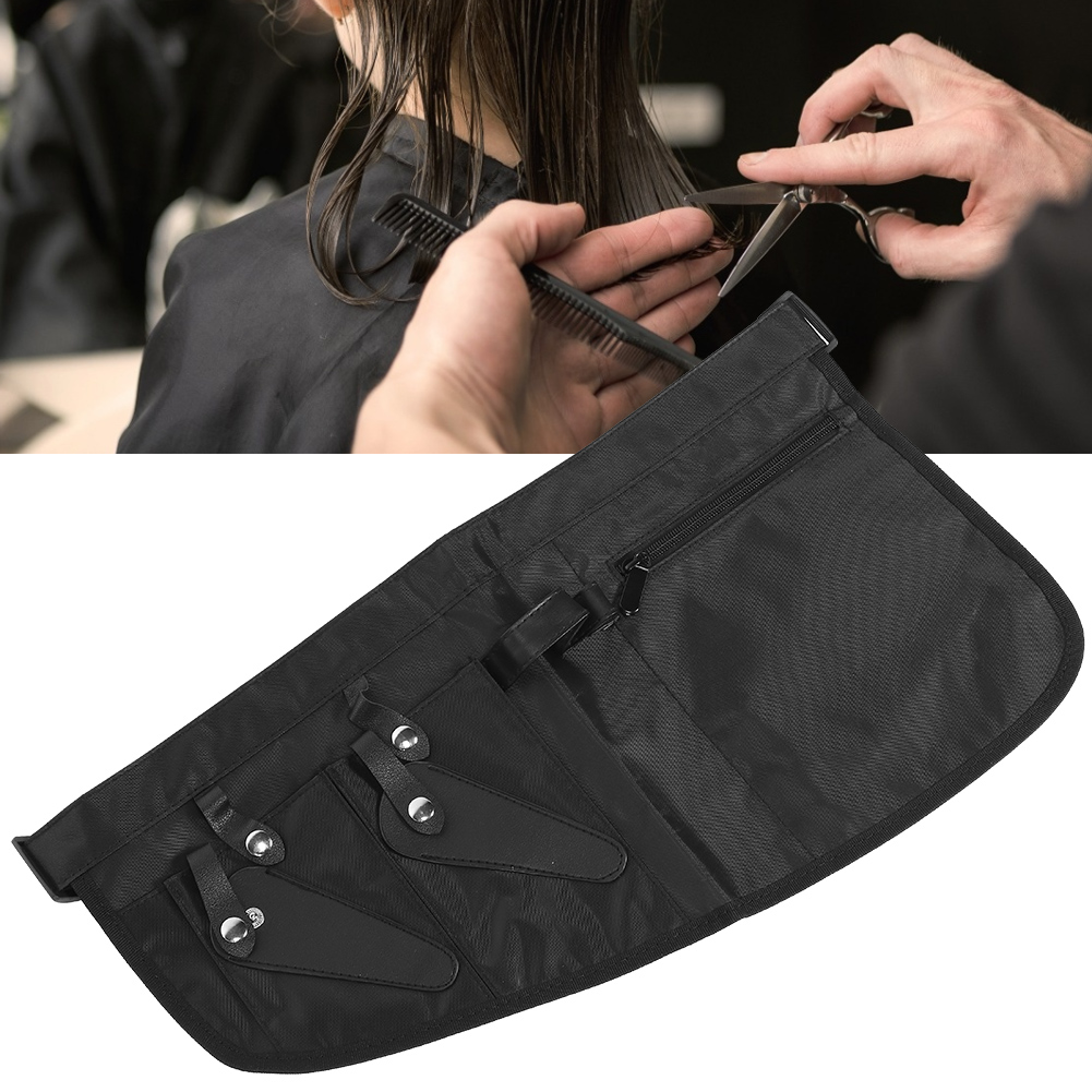 Professionelle Gürteltasche Für Friseure, Enthaltend Clips, Kämme Und Friseurscheren