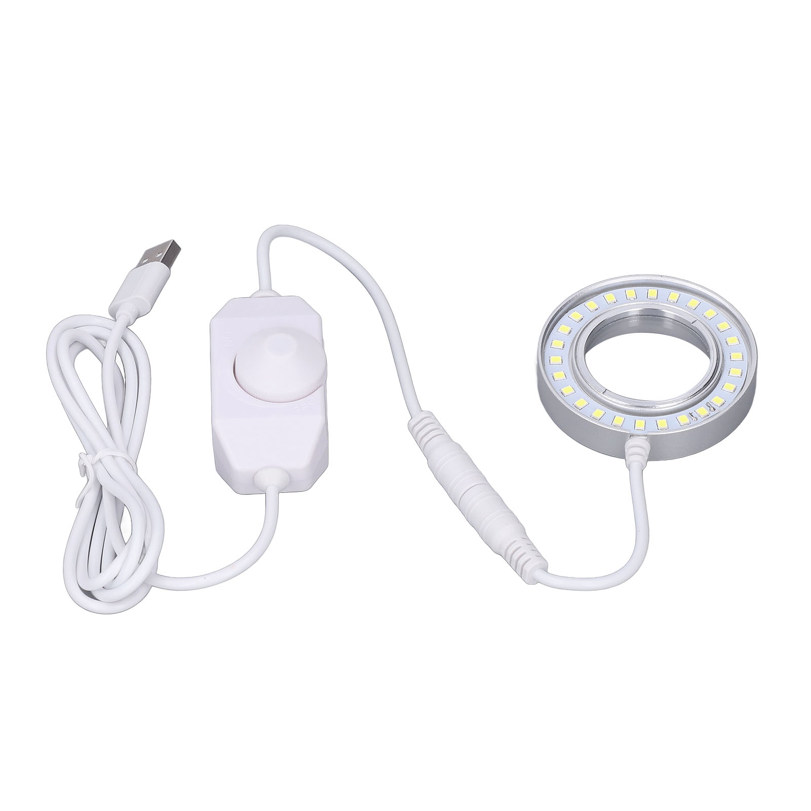 Verstellbare Led-ringleuchte Für Mikroskope, Spiralklemmenbefestigung