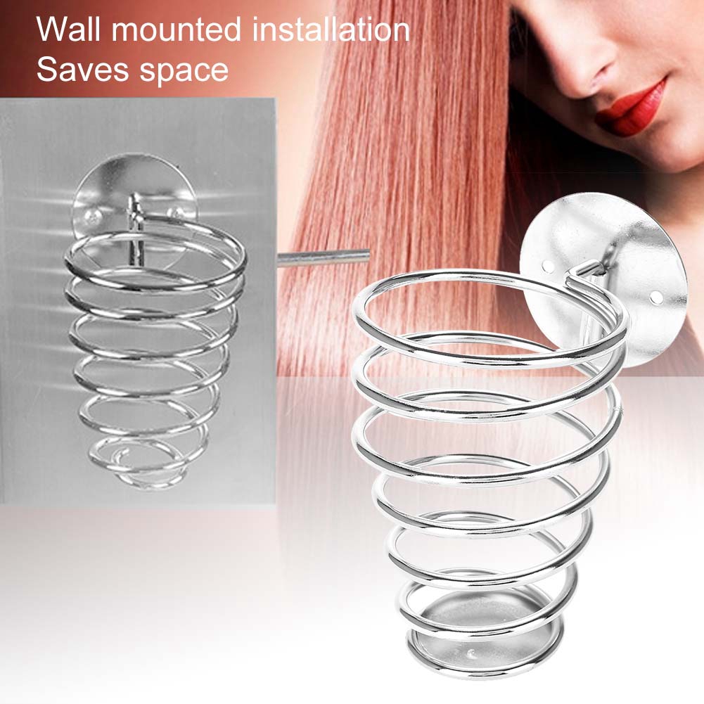 Wandhalterung Für Haartrockner, Spiralförmige Metallhalterung, Wandhalterung Für Haartrockner