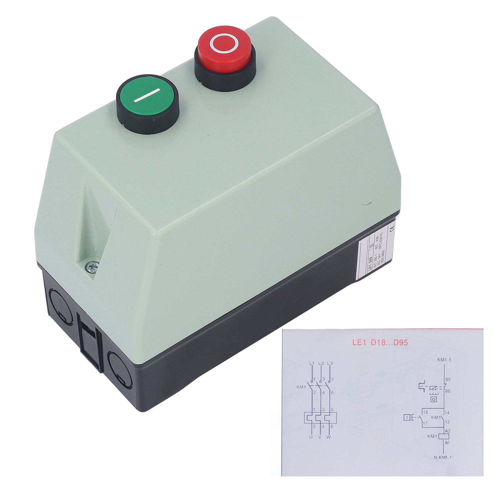 Wasserdichter Magnetschalter (schutzart Ip55) Für Einphasige 220-v- Und Dreiphasige 380-v-motoren, Elektrischer Startschalter