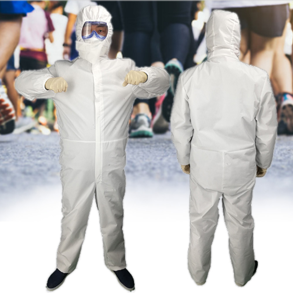 Atmungsaktiver Einweg-schutzanzug Aus Vliesstoff – Staub- Und Wasserdicht – Unisex Für Damen Und Herren