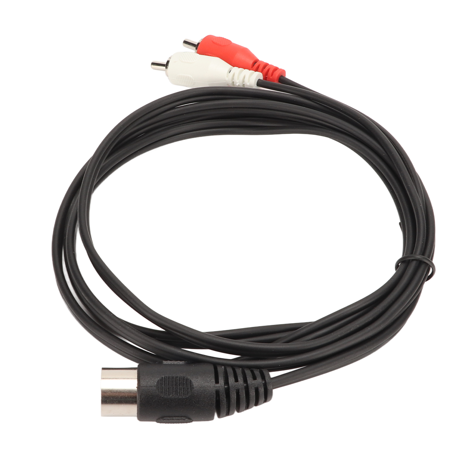 5-poliges Din-stecker-auf-2-rca-stecker-audiokabel Für Plattenspieler, Cd-player, Verstärker, Mit Flexiblem Pvc-mantel