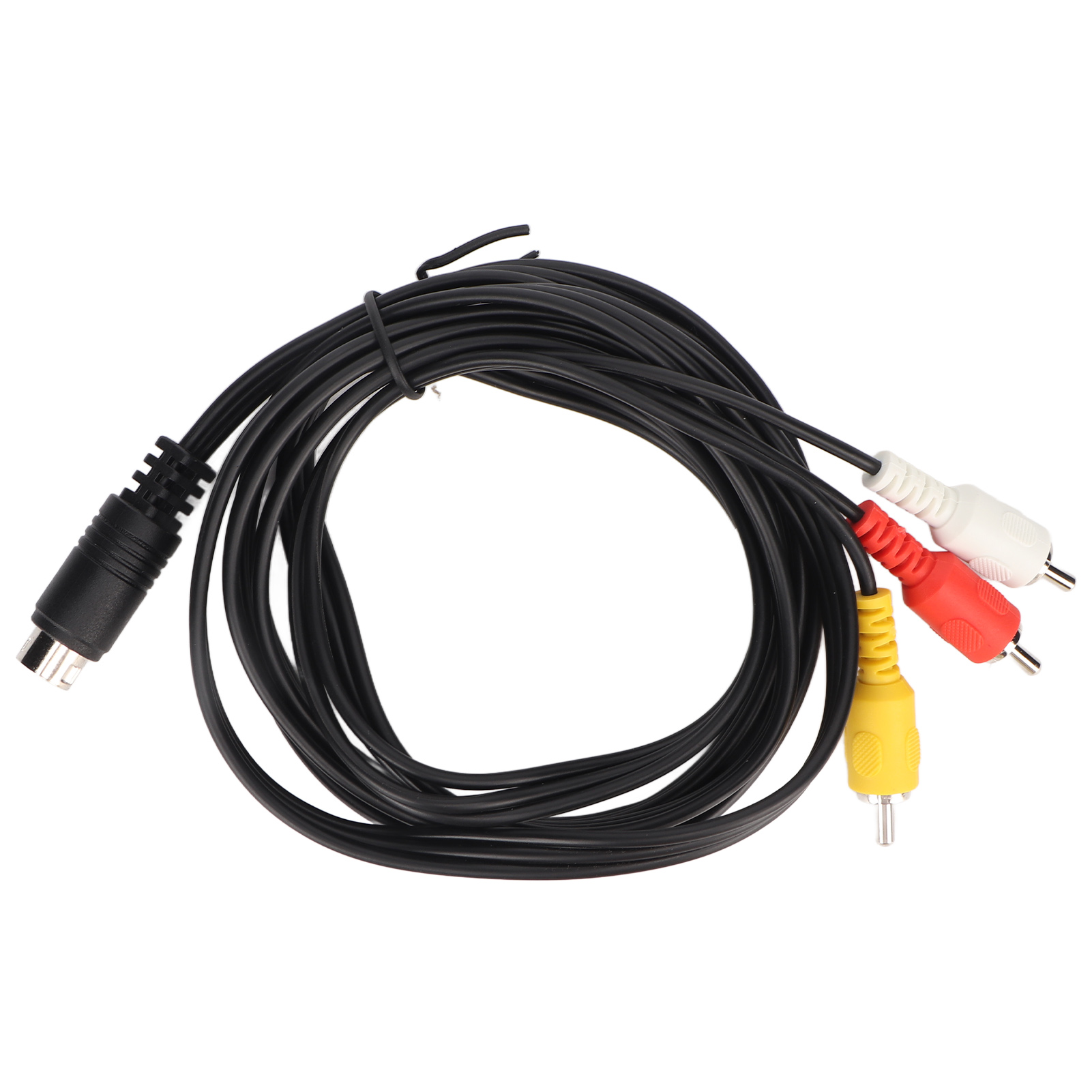 Mini-din-kabel (9-poliger Stecker Auf 3 Cinch-stecker) Für Composite-audio-/video-anschluss, Fernseher, Monitor, 1,8 Meter