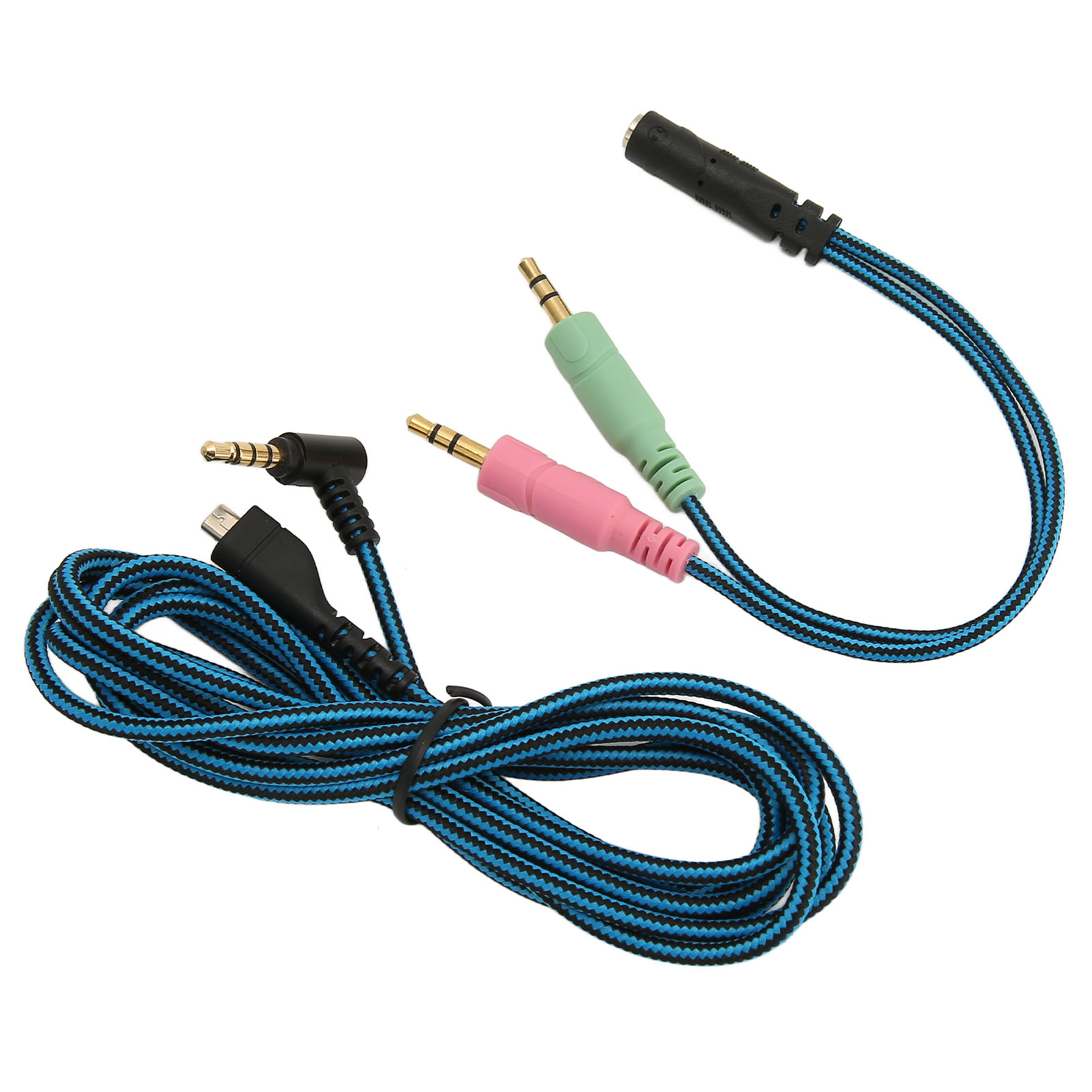 Ersatzkabel Für Steelseries Arctis 3/5/7/pro Headset, Rechtwinkliger Stecker, Ofc-kern, Y-adapter, 2 M Länge