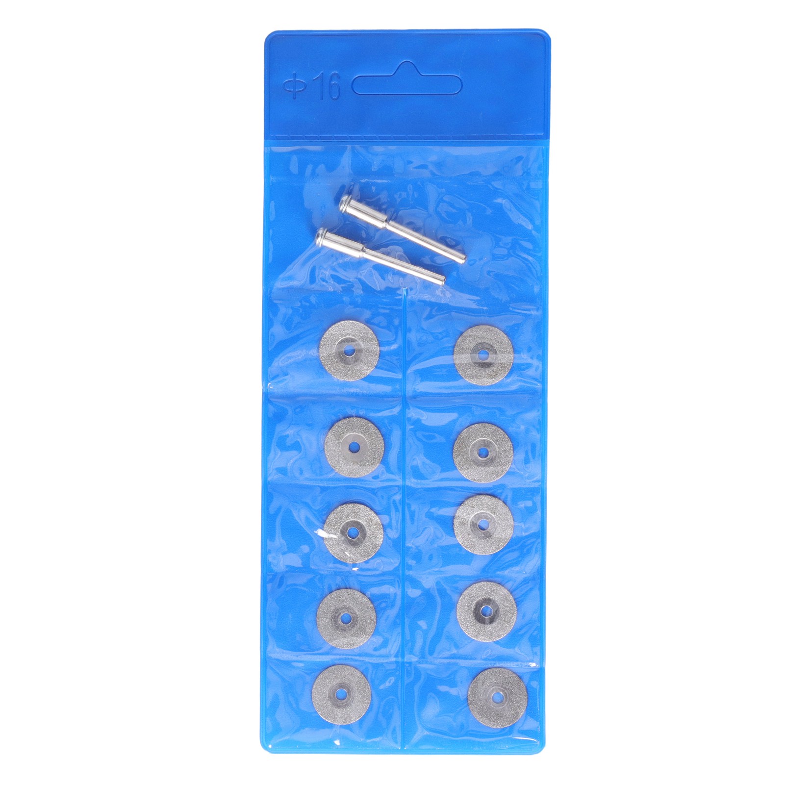 10 Feine Diamanttrennscheiben Zum Schneiden Und Schleifen Von Holz, Metall Und Stein – 16 Mm Schaft – 10er-packung