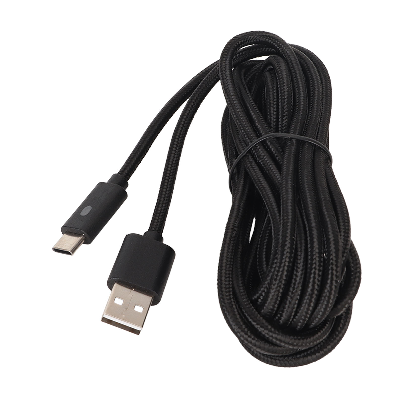 Verstärktes Nylon-usb-c-kabel Für Xbox Series Xs Und Playstation 5, 3 Meter, Schnellladefunktion Mit Led-anzeige
