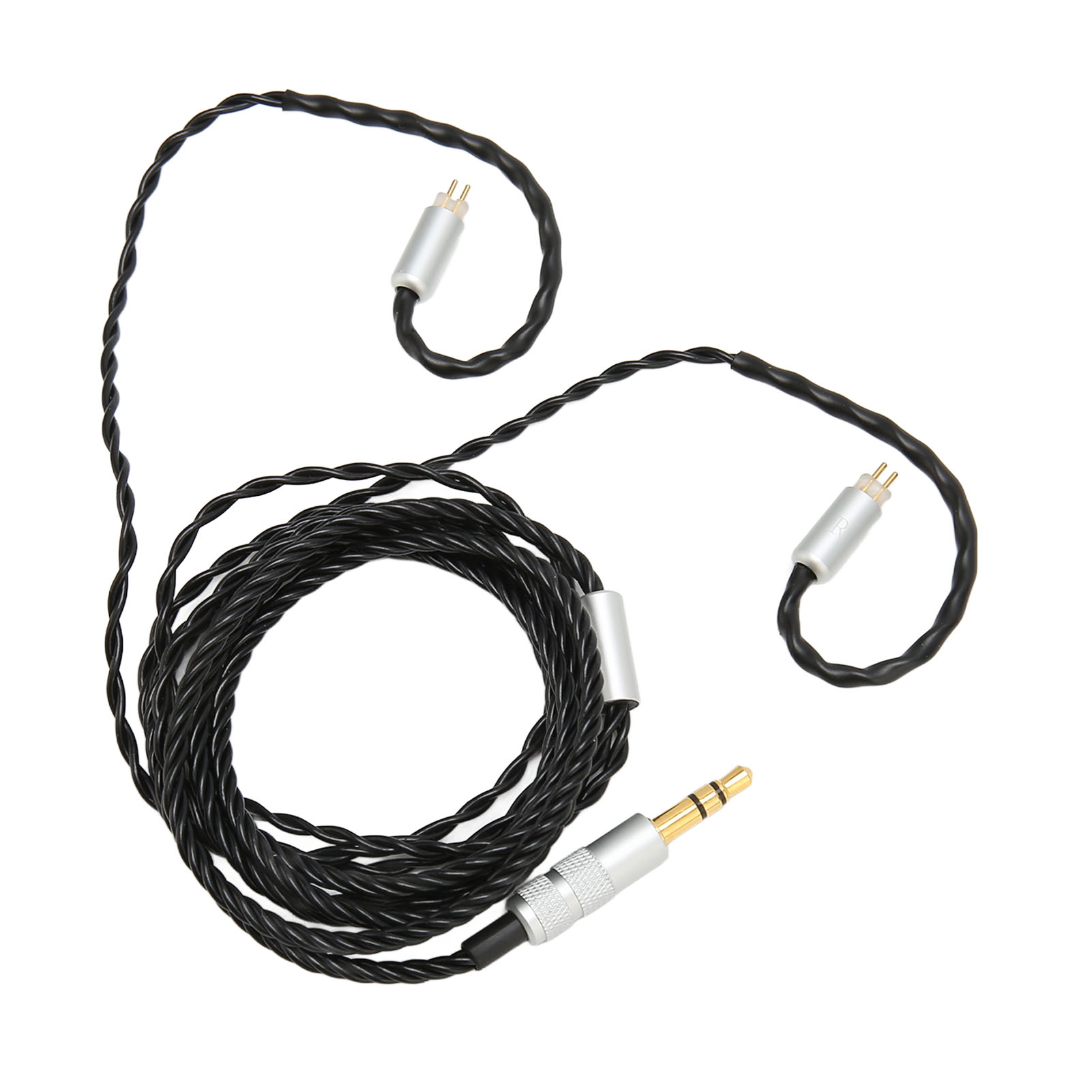 3,5-mm-ofc-2-pin-0,78-mm-audiokabel Für As10-, Zs10-, Zst- Und Es4-kopfhörer, Langlebiger Und Hochwertiger Ersatz.
