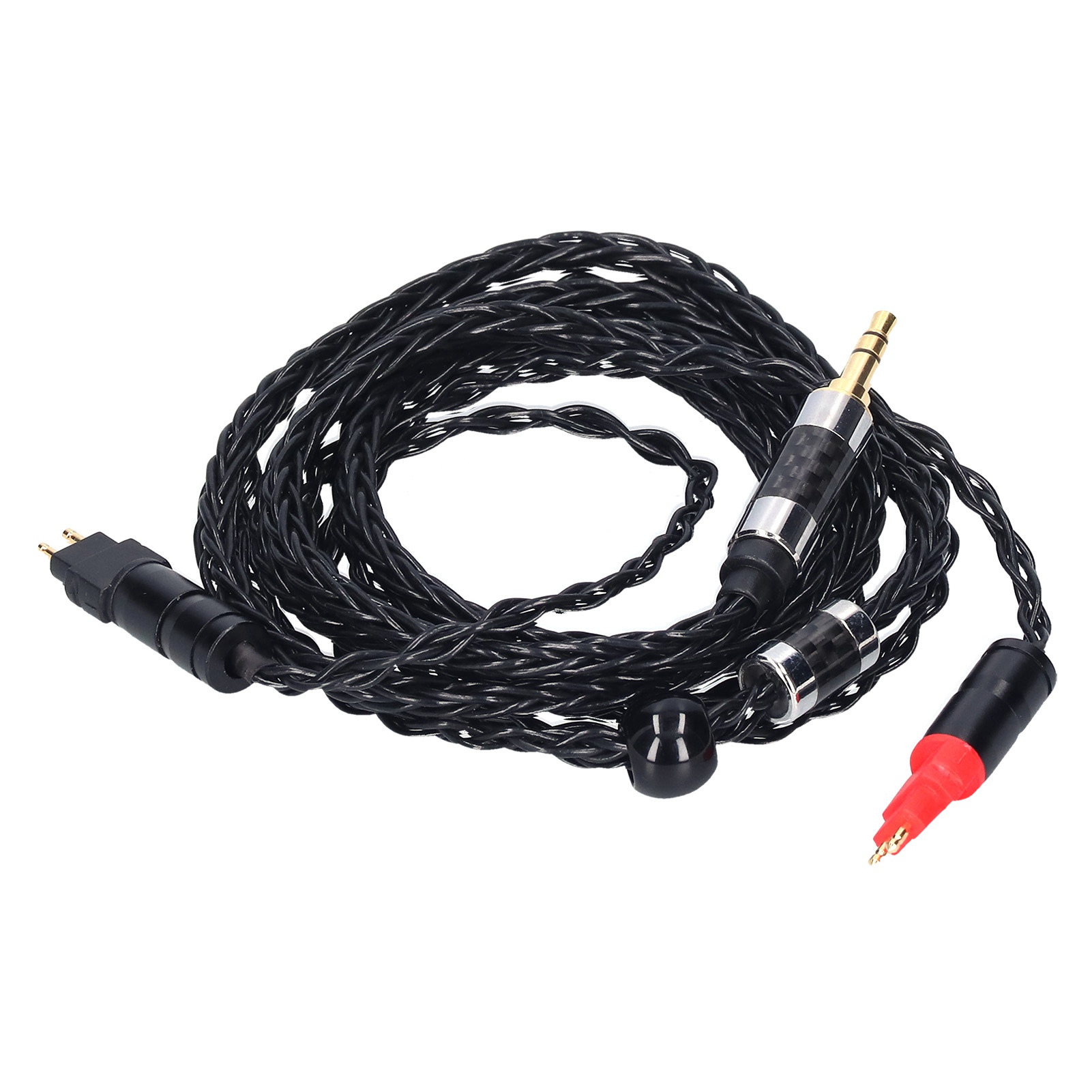 Versilbertes Occ-8-adriges Audiokabel Für Sennheiser Hd600 Und Hd580, Doppelnadel, 3,5-mm-stereo-klinkenstecker