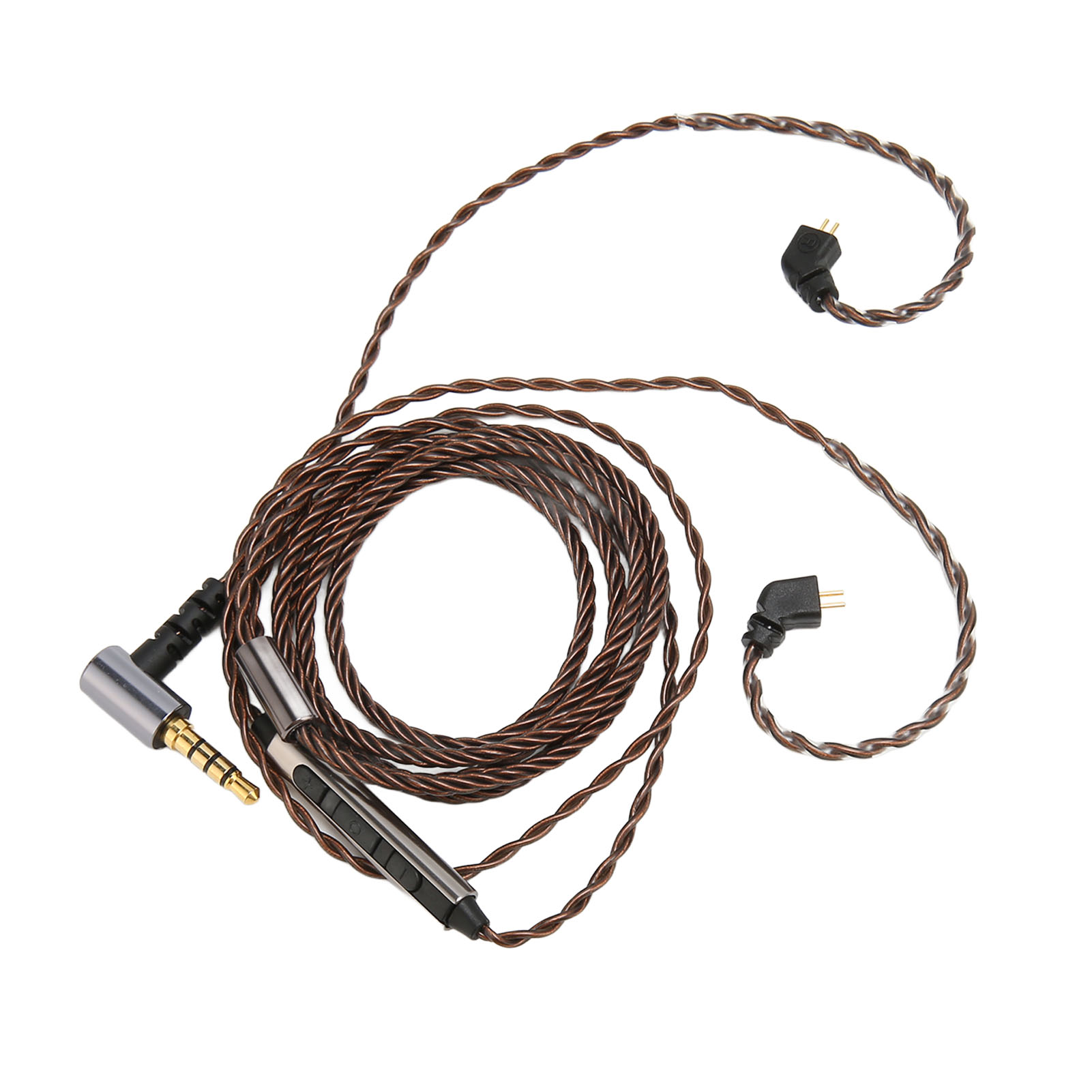 Ersatzkabel Für As10/as06/zst-kopfhörer Mit Mikrofon, 3,5-mm-winkelstecker Und 0,78-mm-2-pin-anschluss.