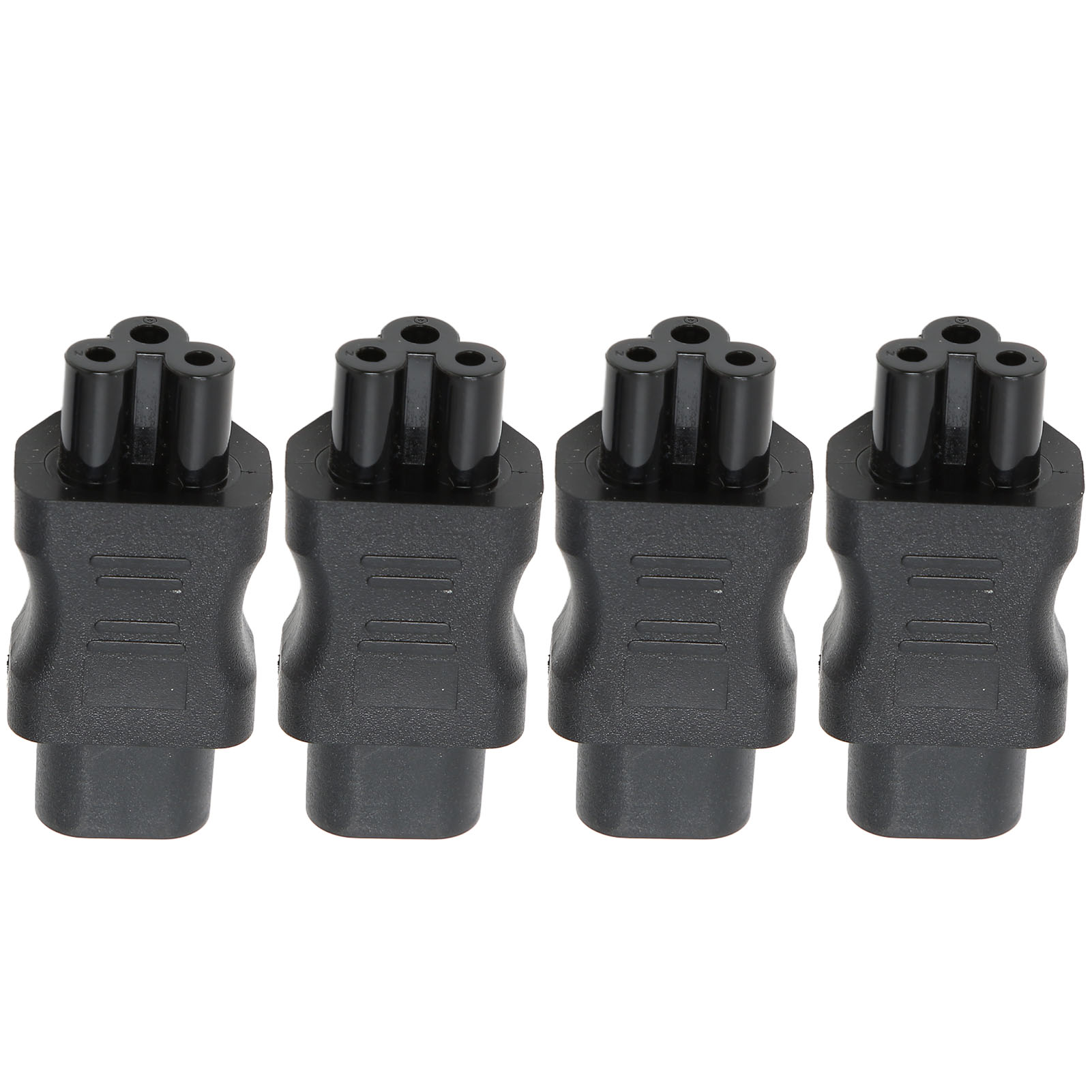 Iec C8 Auf C5 250v 10a Adapter, Netzkabel Für Laptop, Server, Usv, 4er-pack