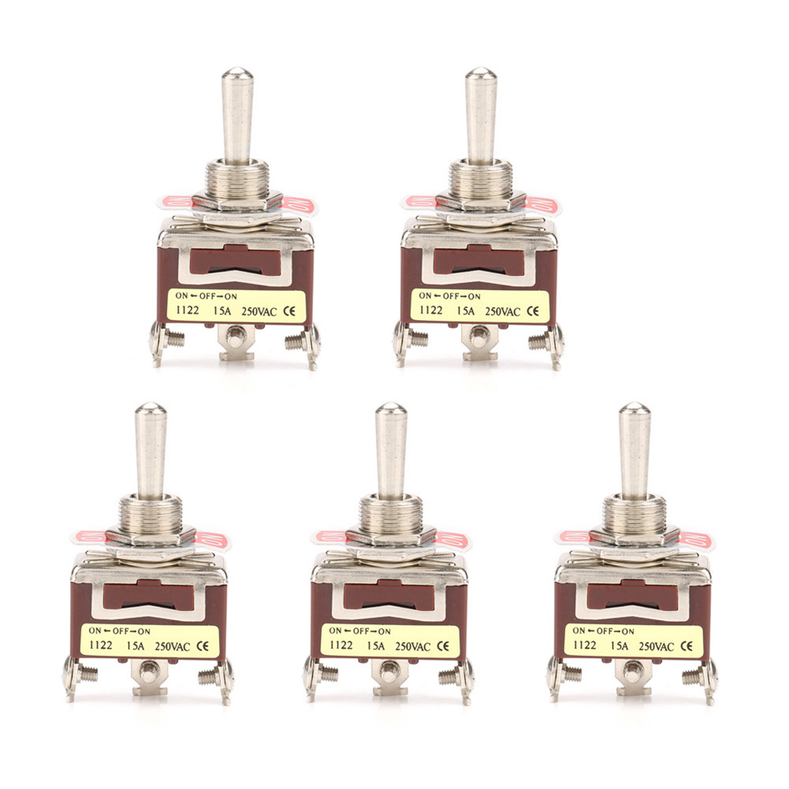 3-positionen-wippschalter Ein-aus-ein, 15 A, 250 V Ac, 3-polig, 12 Mm, Für Elektrische Anwendungen