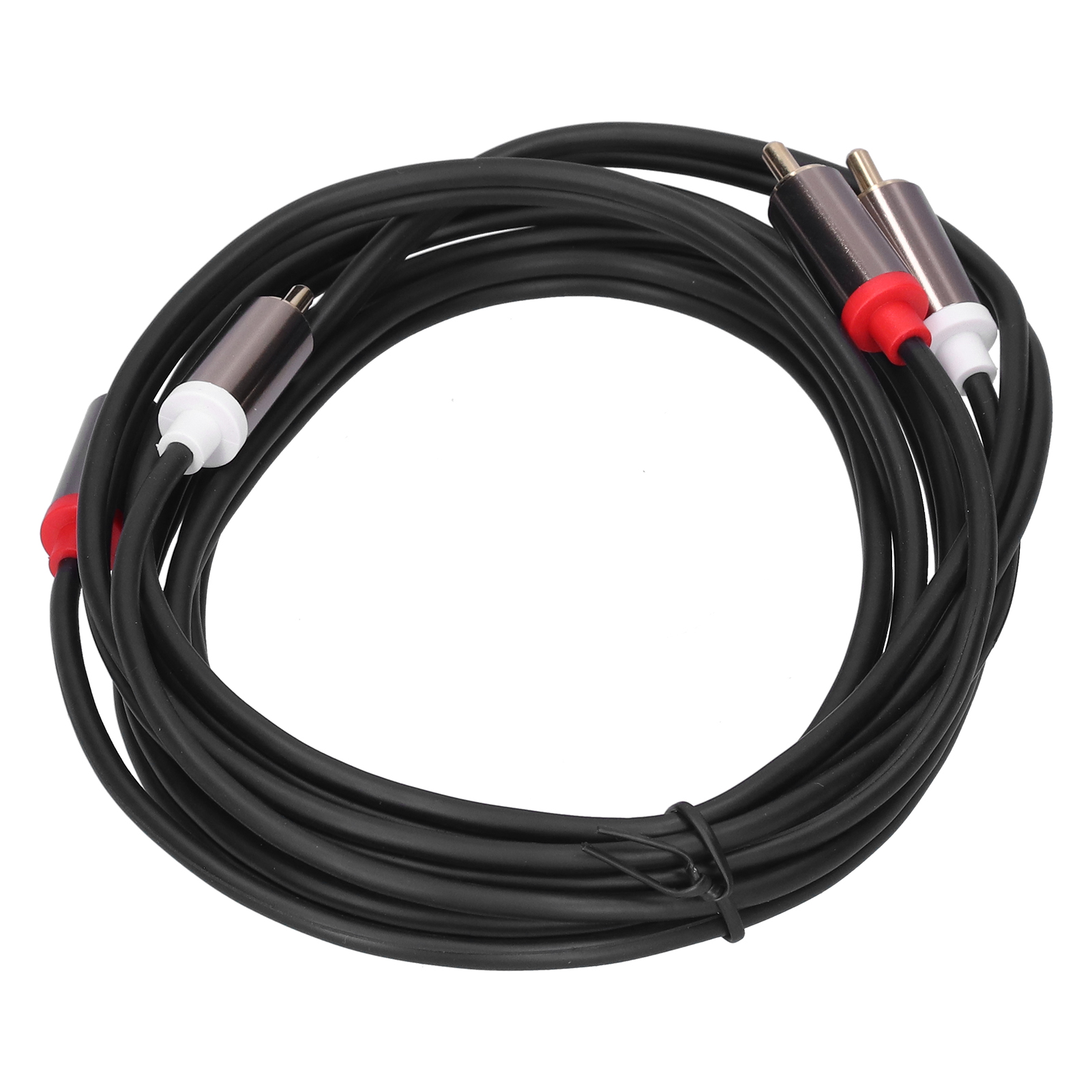 Vergoldetes, Doppelt Geschirmtes Audiokabel (2rca-stecker Auf 2rca-stecker) Für Fernseher, Verstärker, Heimkinosystem – Länge 2 Meter