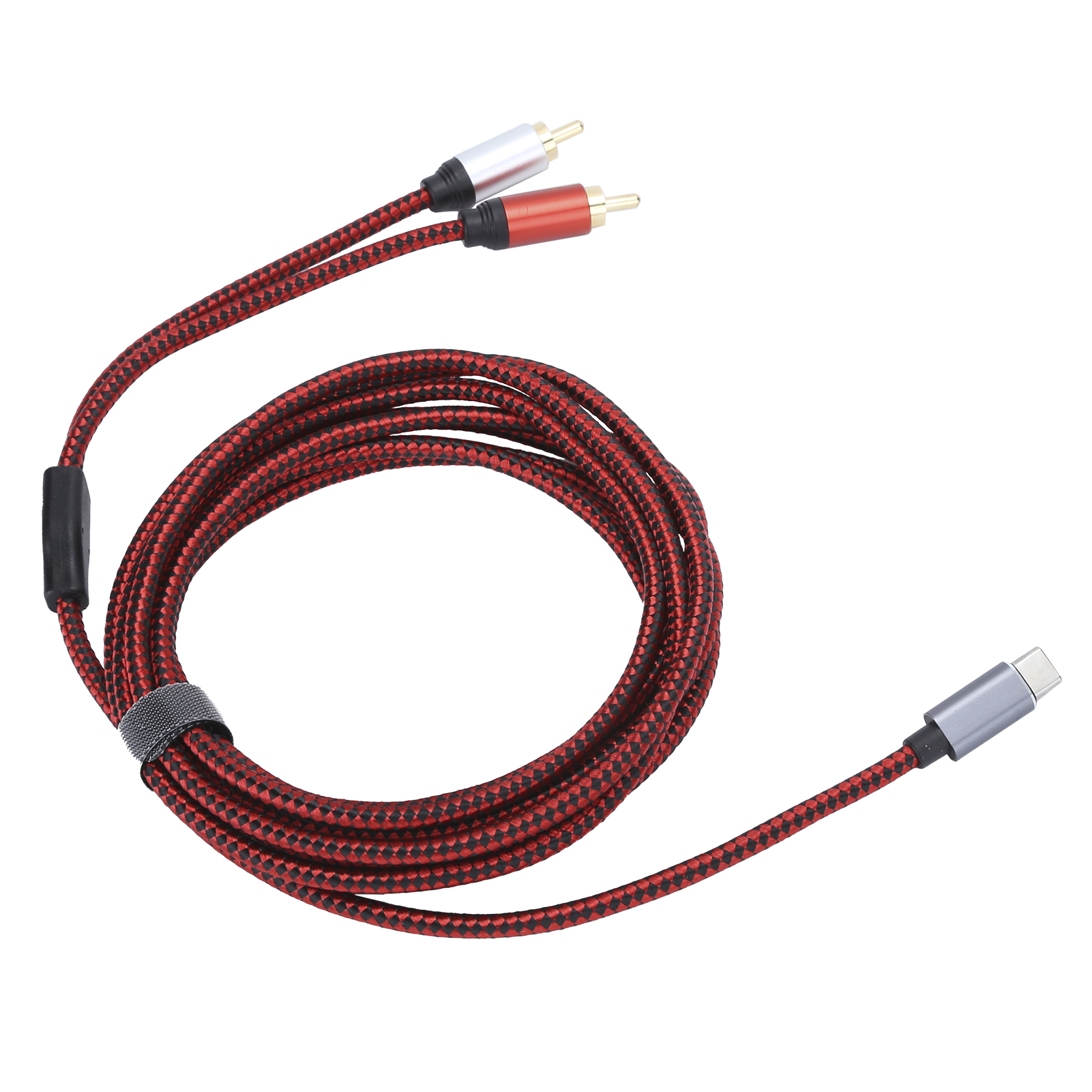 M Langes, Vergoldetes Usb-c-auf-cinch-audiokabel Für Smartphone, Pc Und Tablet