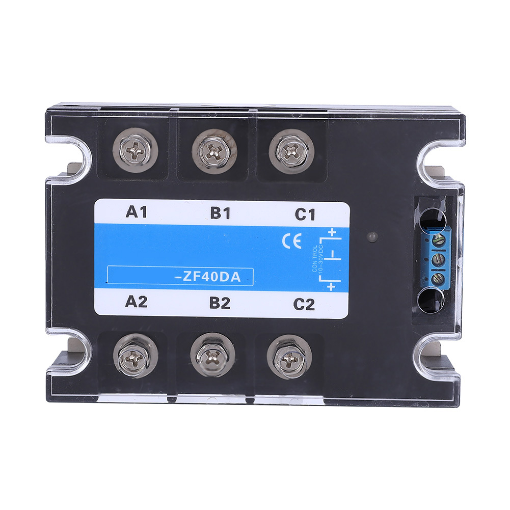 Ssr Zf40da Dc/ac-relais, Transparentes Gehäuse Für Elektronische Schaltungen Und Industrielle Anwendungen