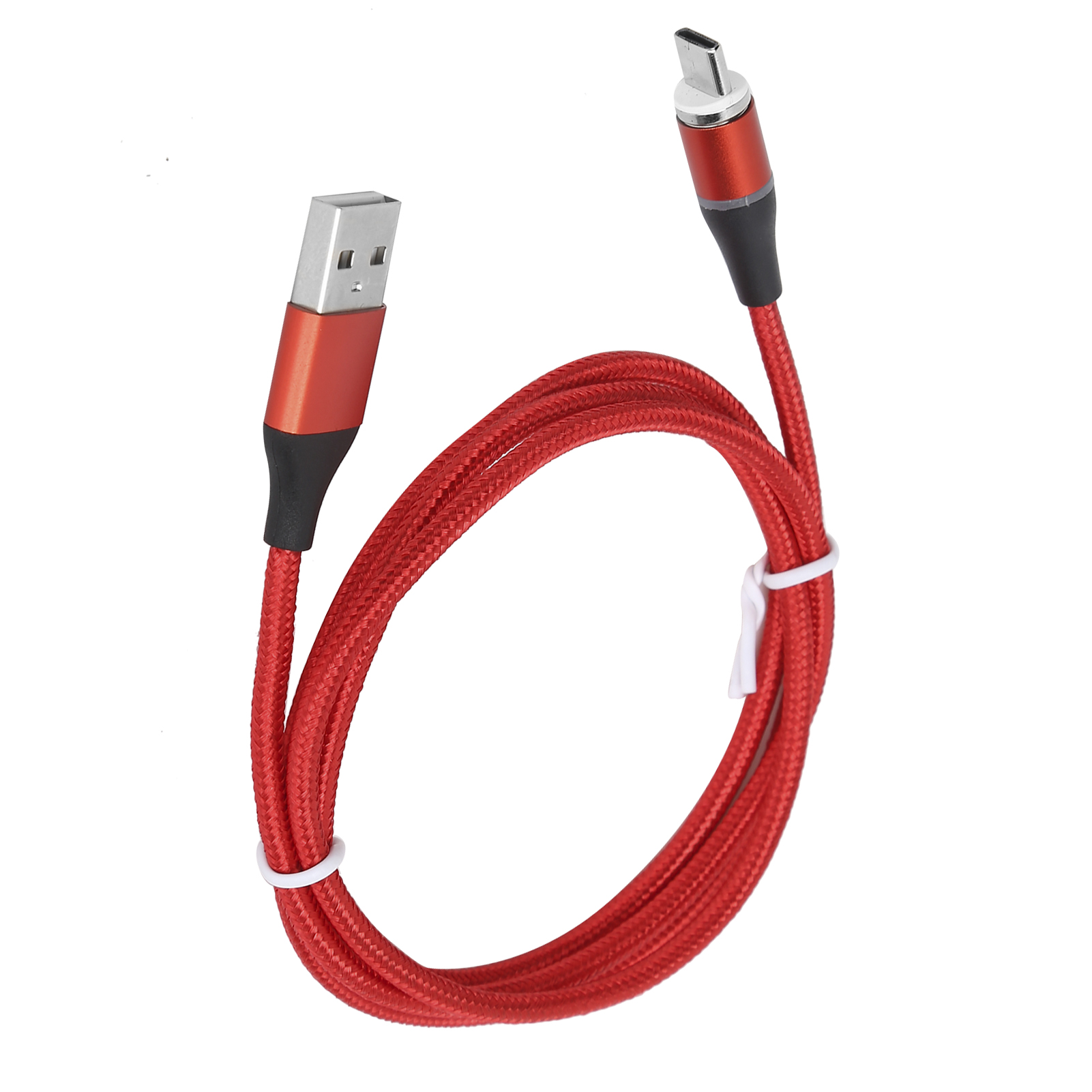 3-in-1 5a Schnellladekabel Mit Magnetverschluss Aus Geflochtenem Nylon Für Iphone, Android Und Usb-c-geräte