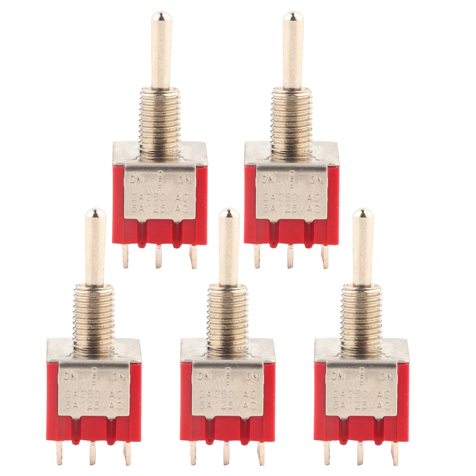 Mini-kippschalter Mts-303 3pdt 9-polig, 3 Positionen Ein/aus/ein