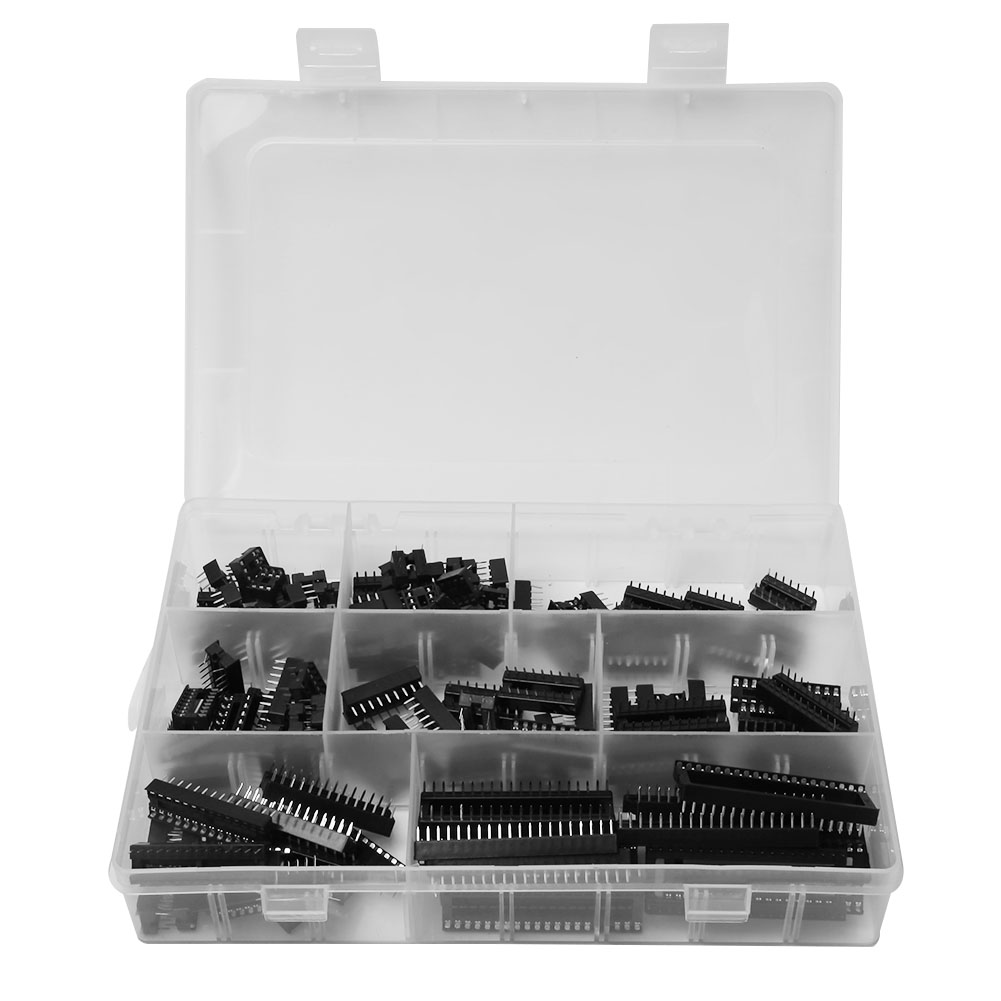 122 Stück Dip-steckverbinder, 2,54 Mm Pins, 8 Bis 40 Für Leiterplatten Und Elektronische Bauteile