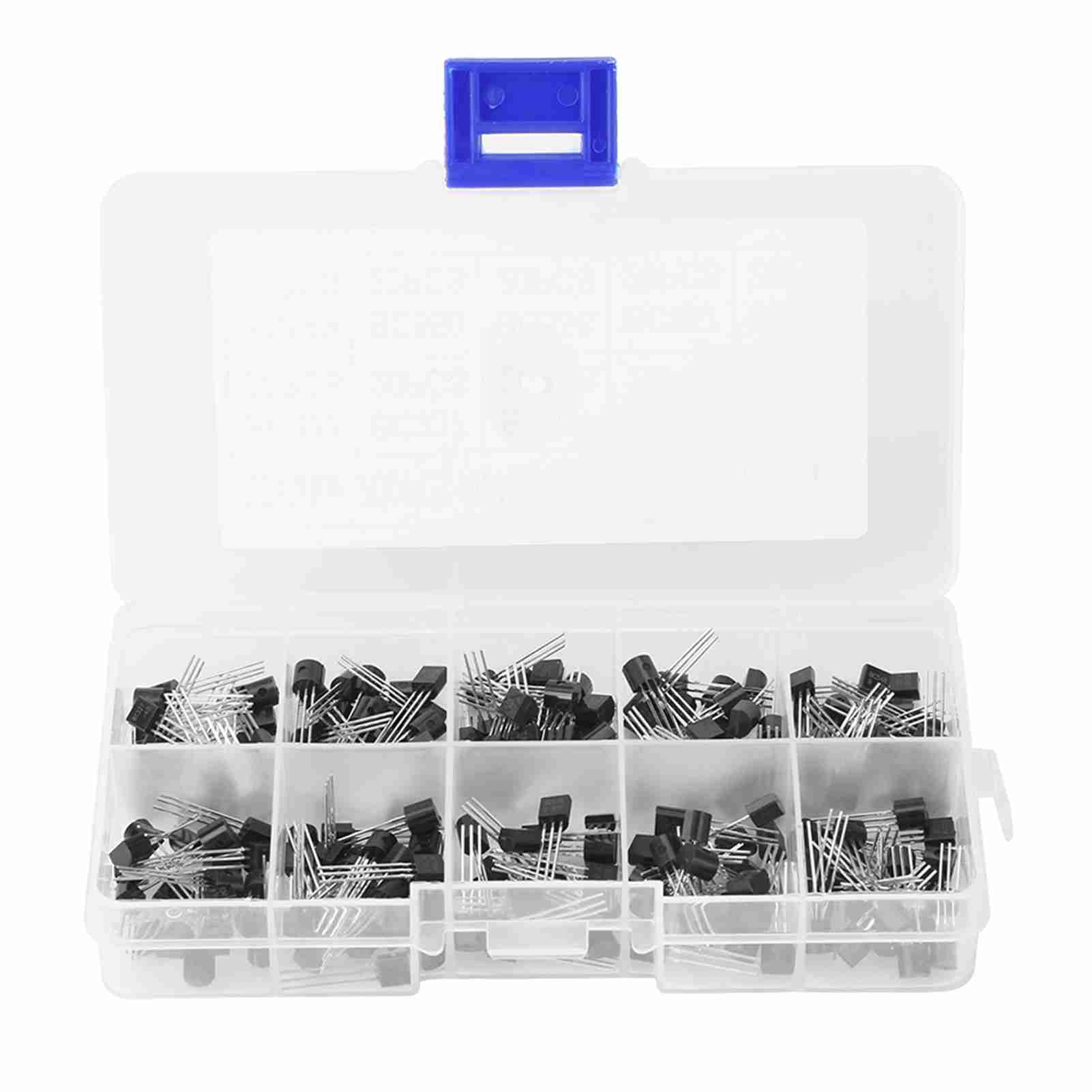 Set Mit 200 Npn- Und Pnp-transistoren Im To-92-gehäuse (bc327-bc558) Für Elektronische Schaltungen Und Diy-projekte