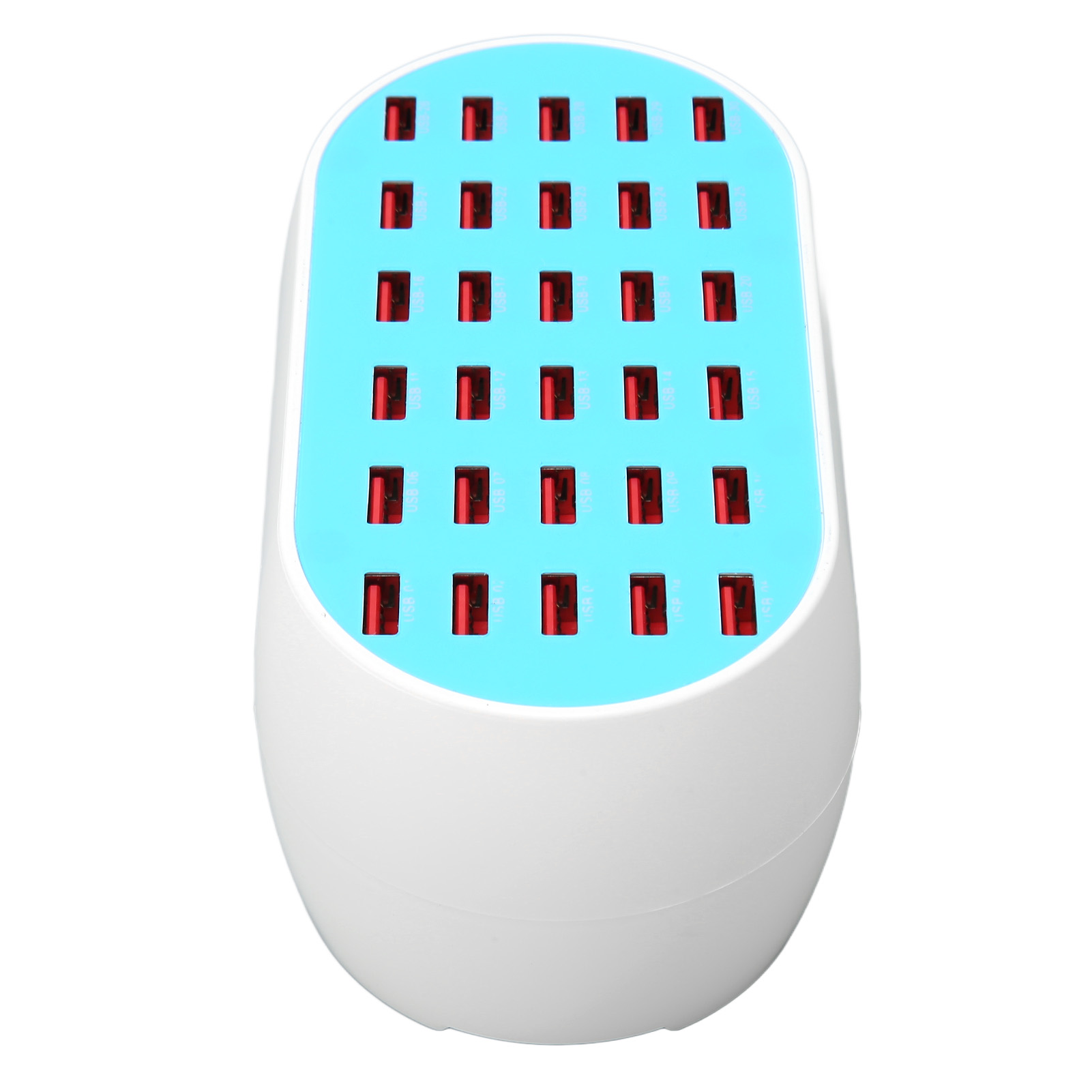 30-port-usb-ladestation (160 W) – Intelligentes Schnellladen Für Mehrere Geräte – Ideal Für Reisen, Schulen, Einkaufszentren Und Hotels – Eu-stecker (100–240 V)