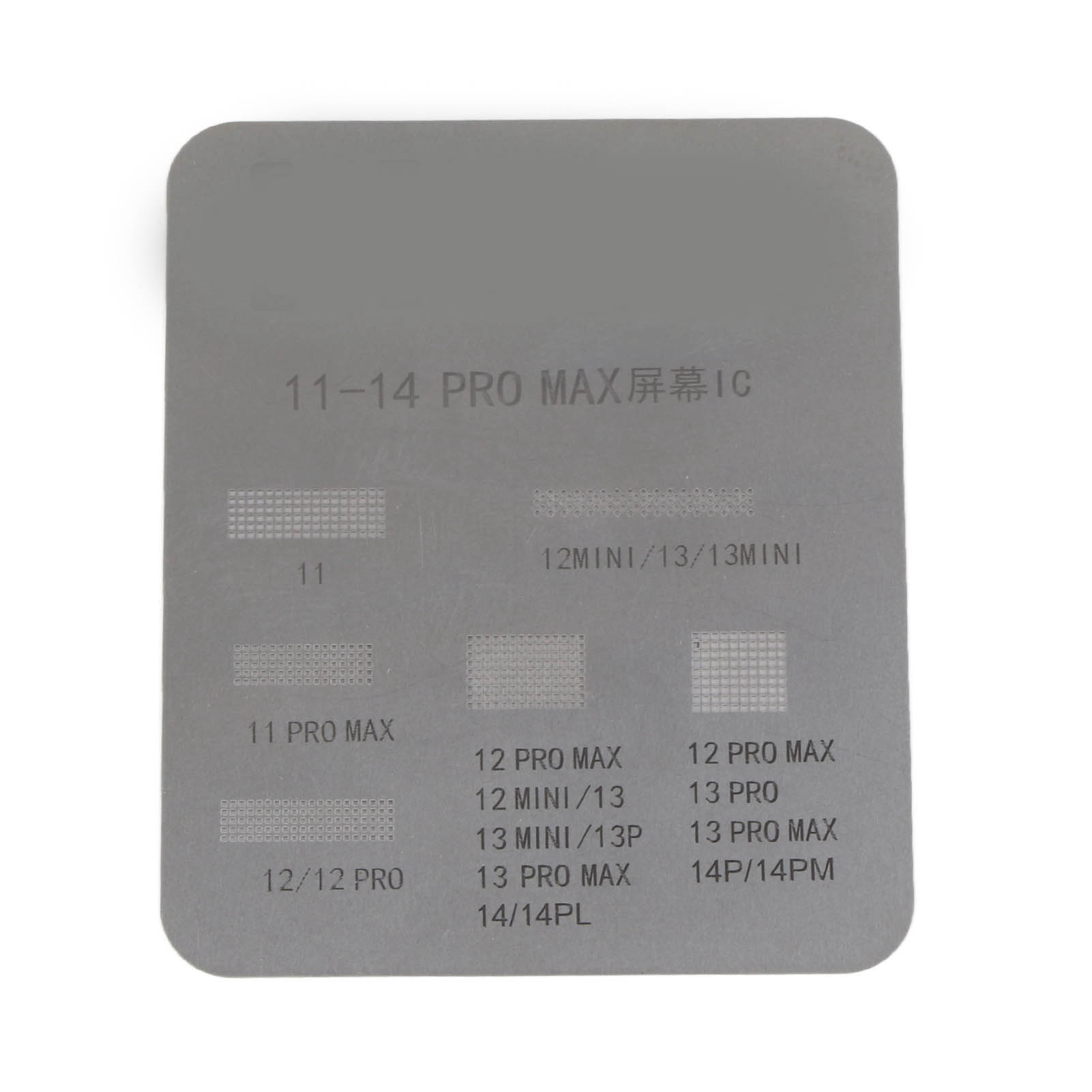 Bga-reballing-schablone Für Smartphone-reparaturen, Lötvorlage Für Elektronische Bauteile