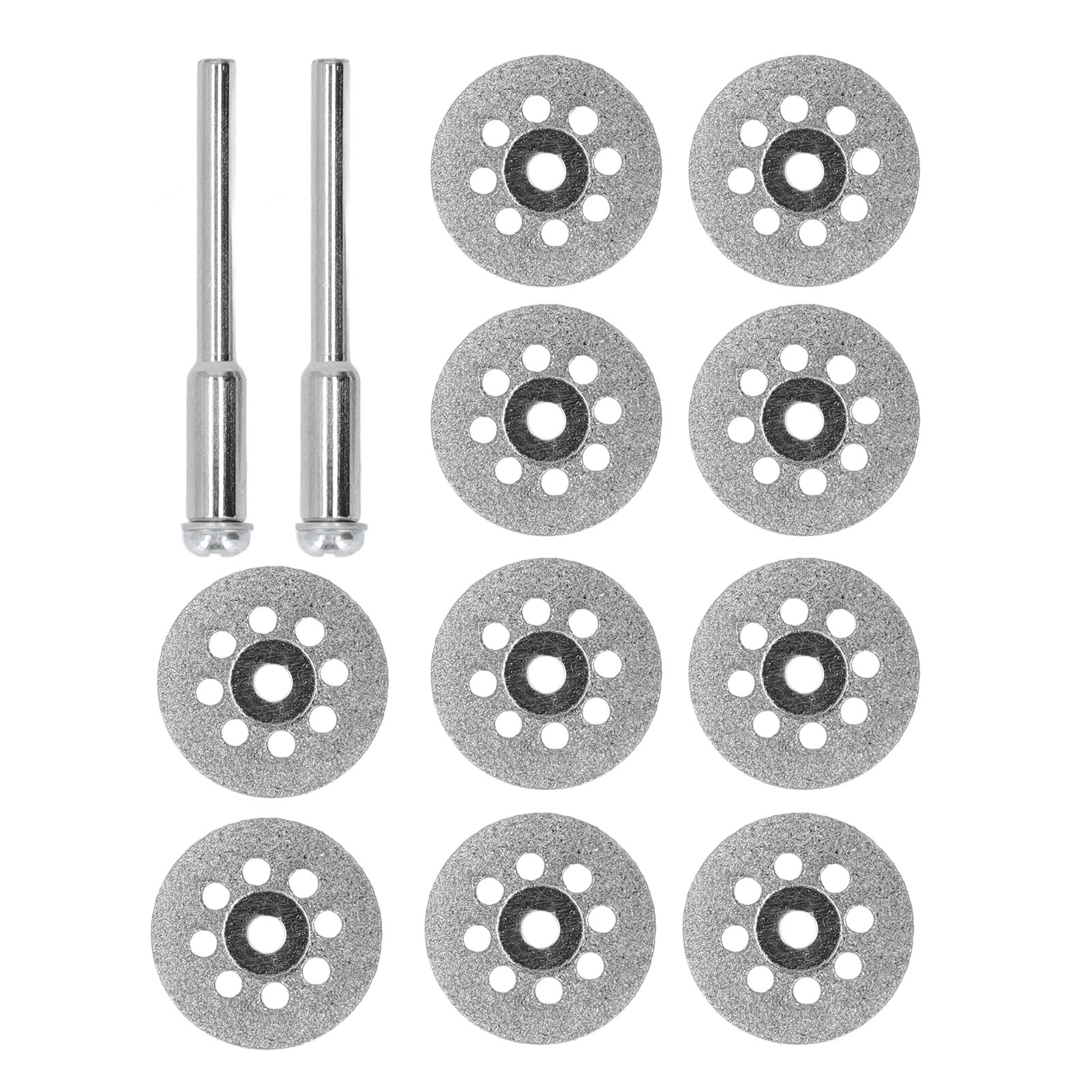 10 Diamanttrennscheiben, 22 Mm, Für Rotationswerkzeuge, Inklusive Bohrung – 10er-packung