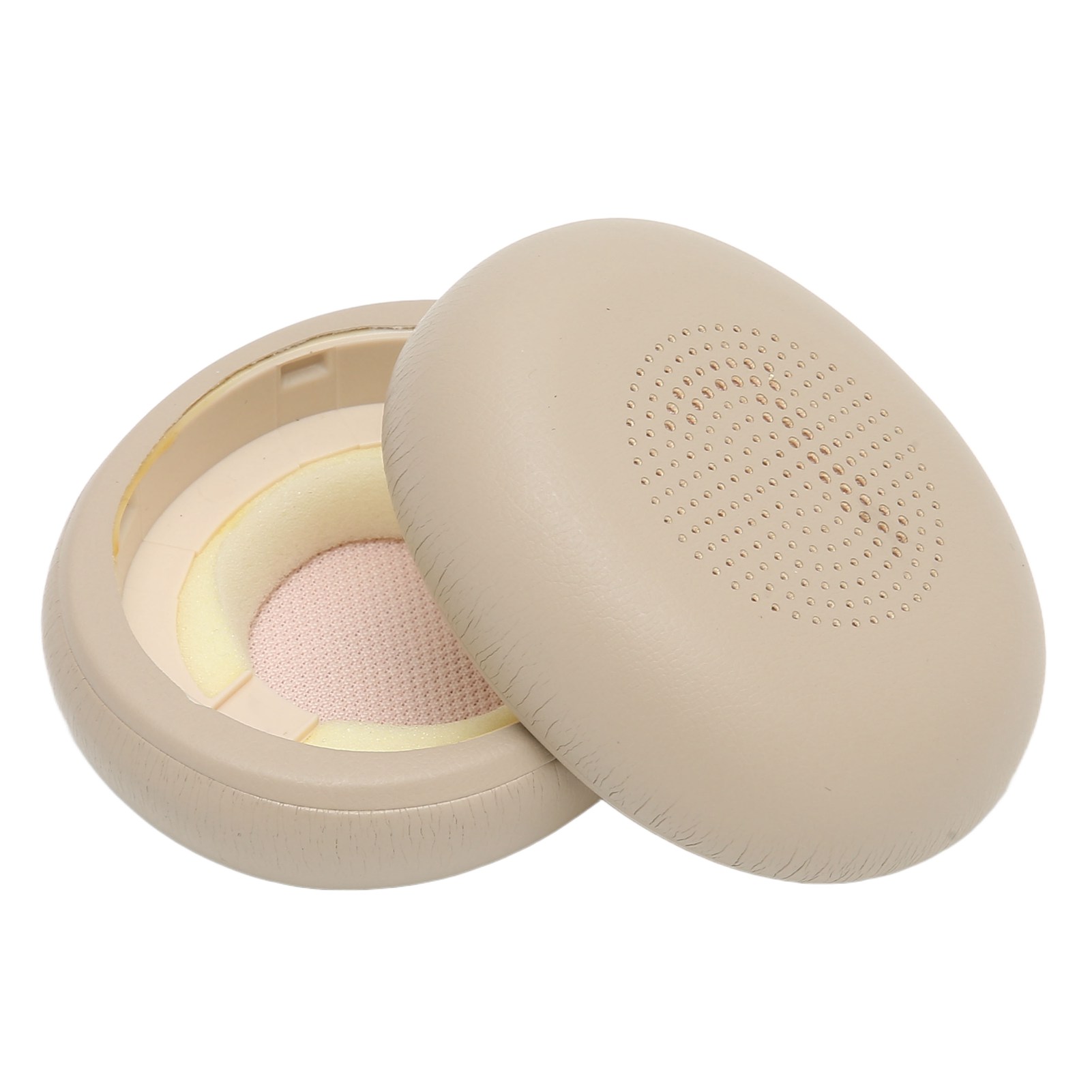 Hochwertige Ersatz-ohrpolster Aus Kunstleder Für Das Jabra Elite 45h Headset, Goldfarben