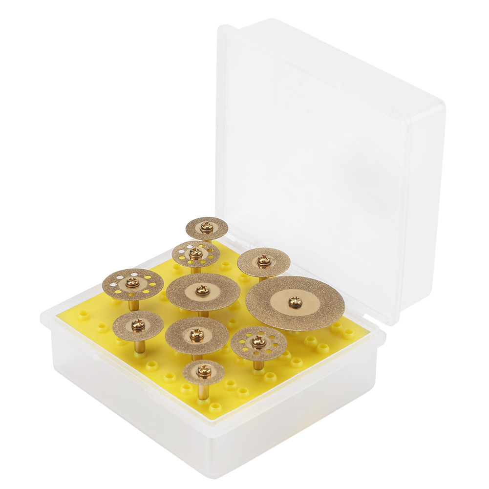 10 Diamantschleifscheiben, 10er-set Für Präzises Schneiden