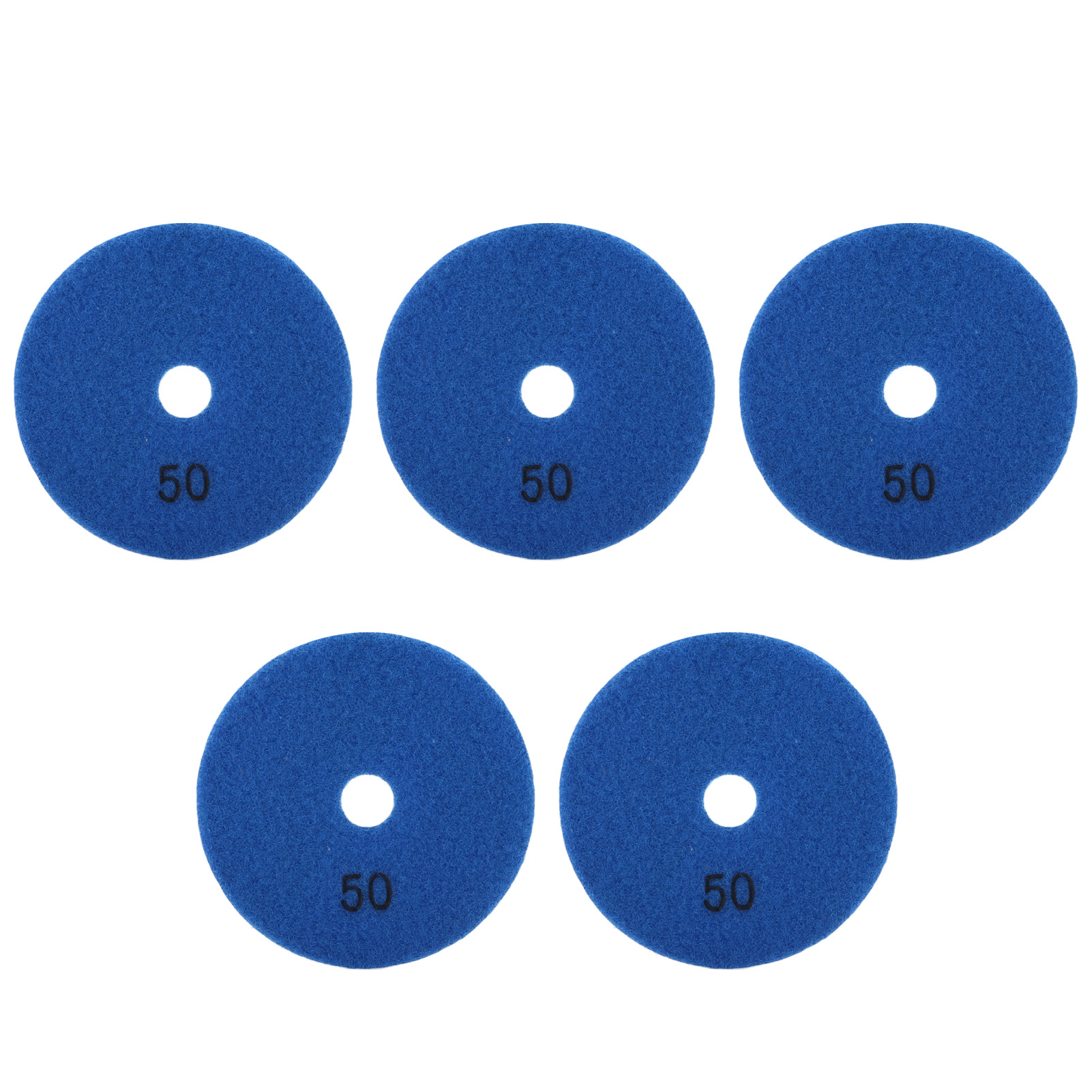 Flexible 4-zoll-diamantscheiben Zum Nasspolieren Von Marmor, Granit Und Keramik – 5er-pack – Körnung 50