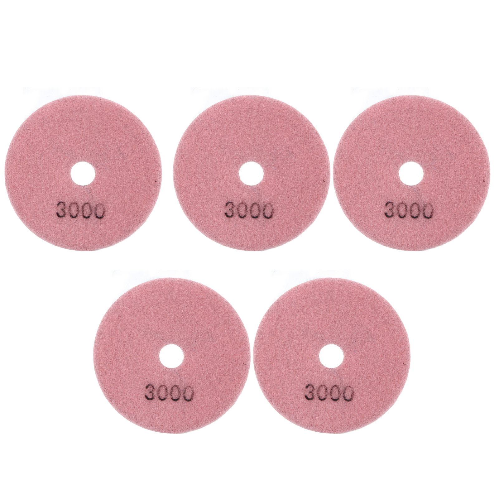 X 4" Diamantscheiben Zum Polieren Von Marmor, Granit Und Keramik - Weiche Nasspads, Körnung 3000