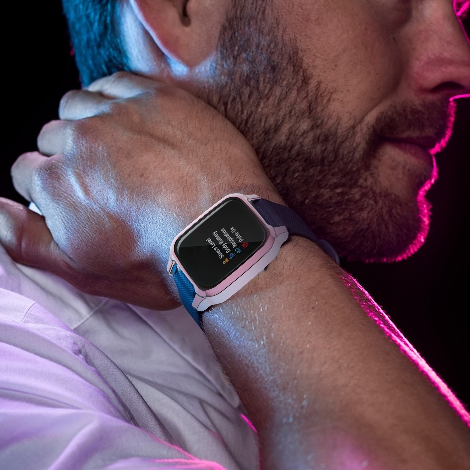 Vollständige Schutzhülle Für Garmin Venu Sq – Stoßfeste Hülle