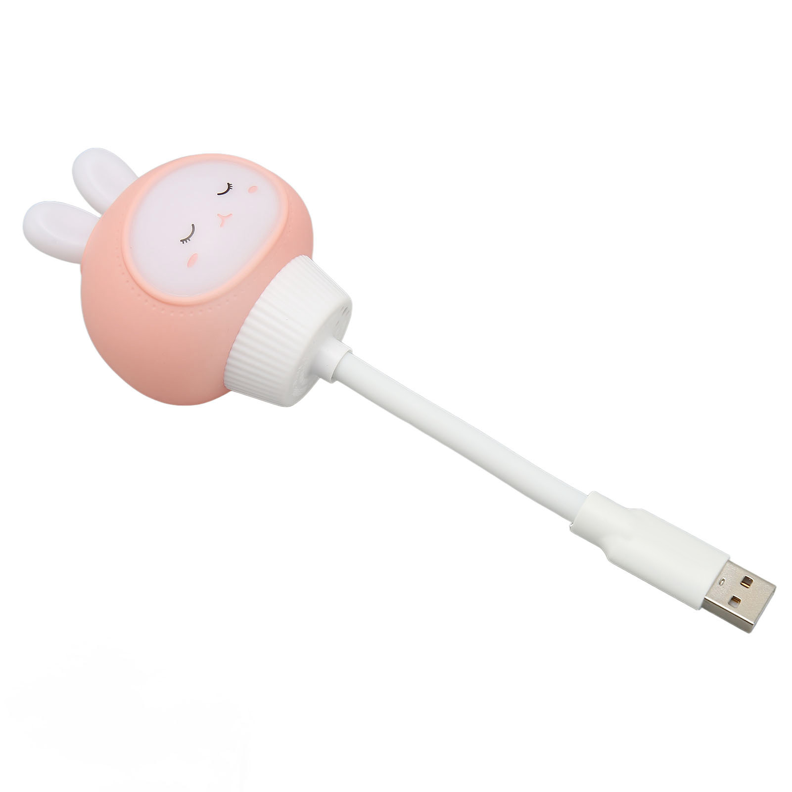 Tragbares Hasen-nachtlicht Mit Usb-ladefunktion, 3 Lichtmodi Und Sprachsteuerung, Ideal Für Kinder Und Reisen