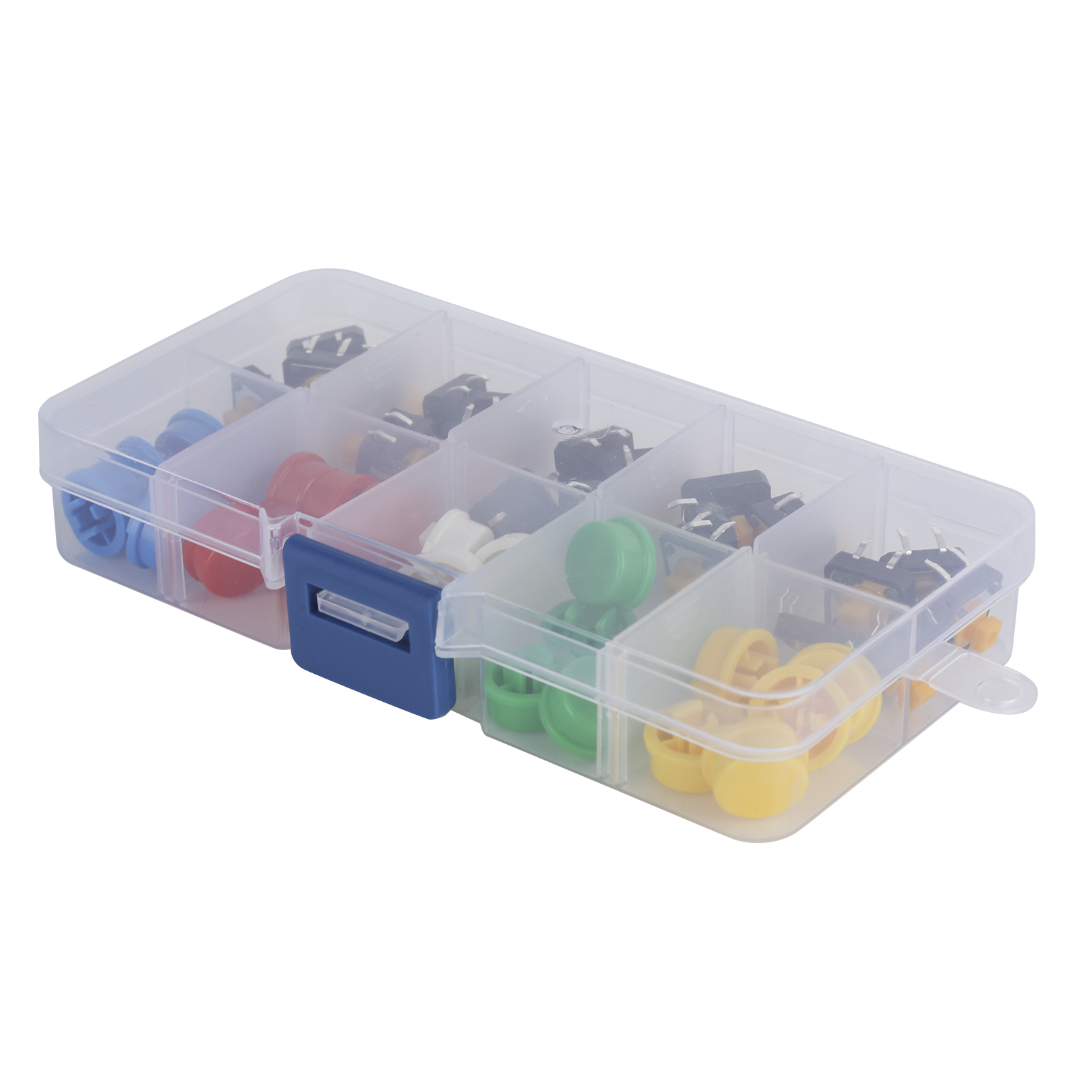 25 Stück 12x12x7,3 Mm Tastknopf Mit Abgerundeter Kappe Und Mikroschalter Für Elektronik- Und Diy-projekte