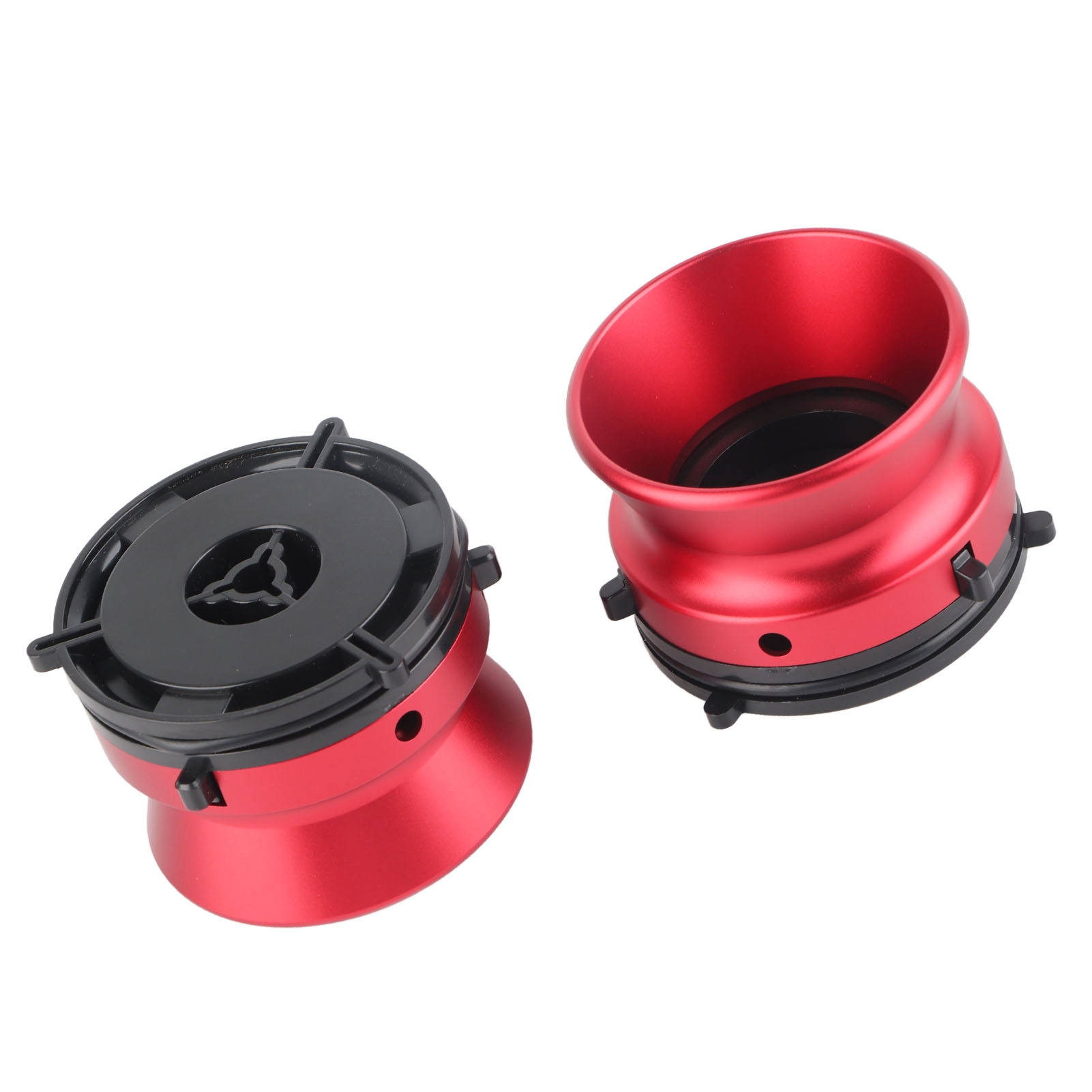 Paar Nab-spulenadapter Aus Aluminiumlegierung Für Studer Revox Plattenspieler – Professionell Poliert, 10 Zoll