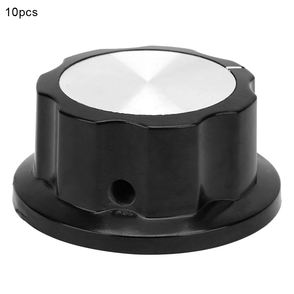 10 Stück Gerändelte Knöpfe Für Potentiometer, Kontrollkappen Für Streifenschalter - Zubehörset (mf A05)