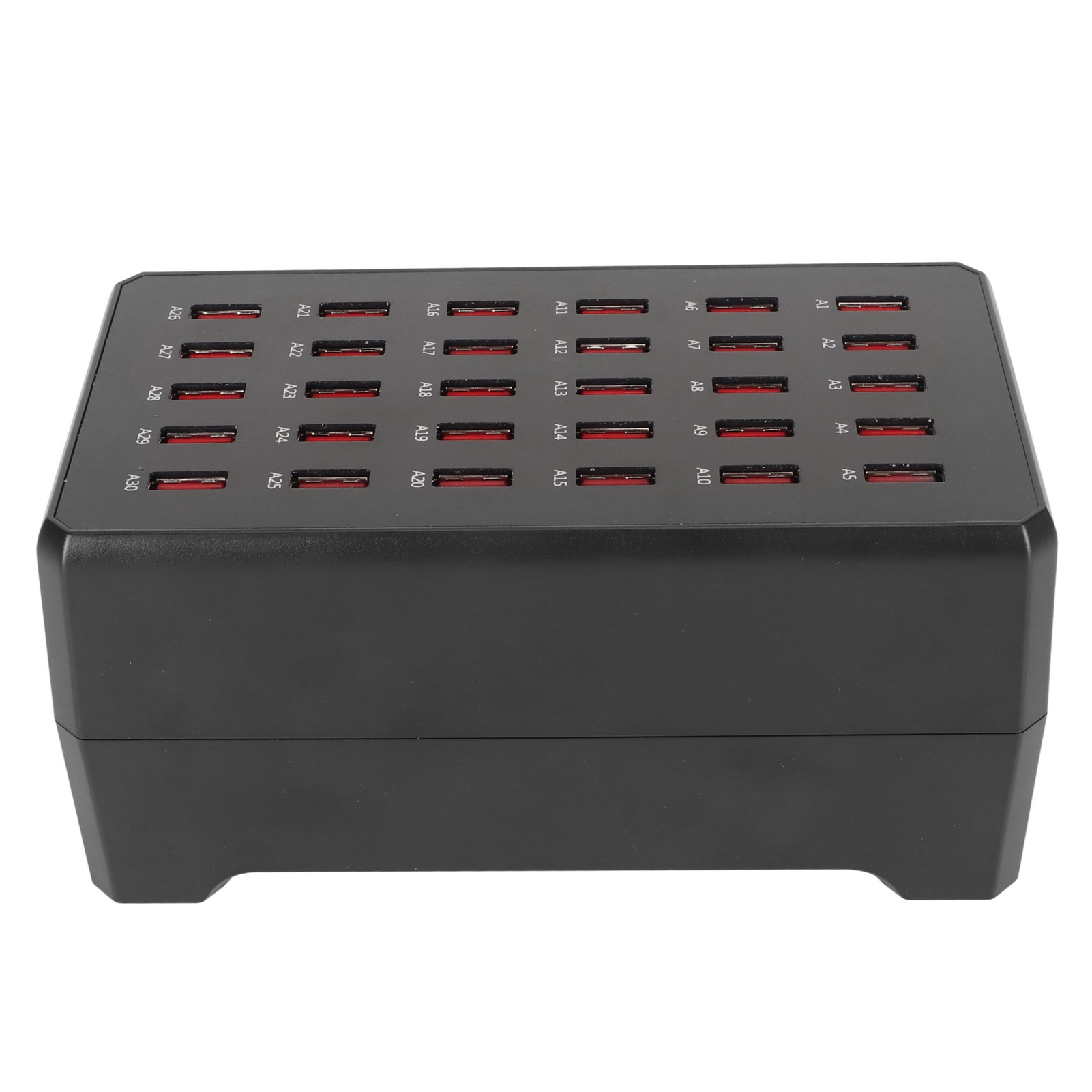 150w 30-port Usb-ladestation, Qc 3.0 Schnellladung, Intelligente Erkennung, Für Zuhause, Büro Und Reisen, Europäischer Stecker.
