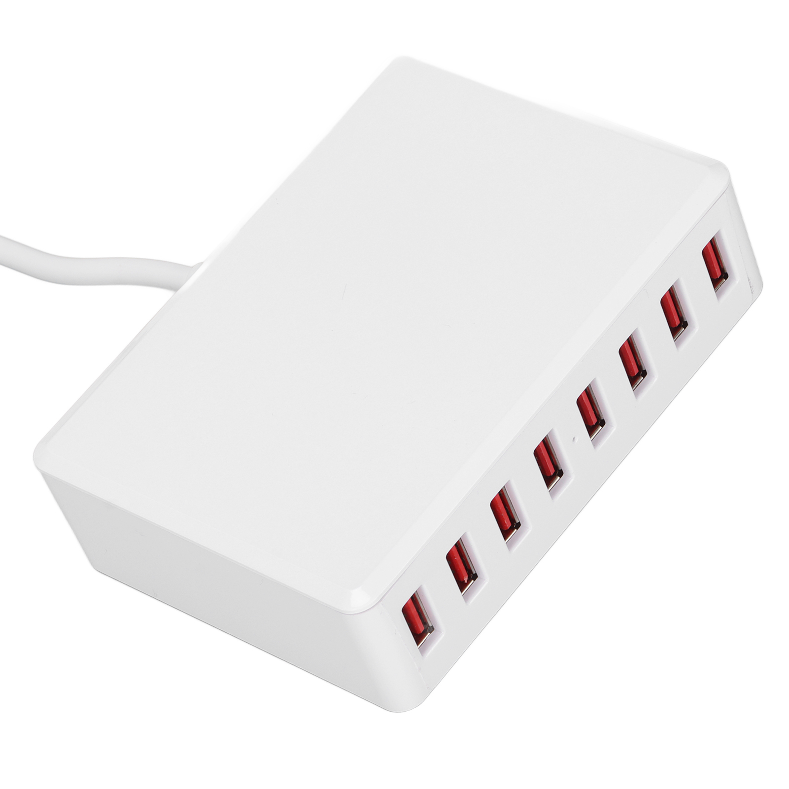 8-port 50w Schnellladestation Mit Usb-anschluss, Intelligenter Ladehub Für Smartphones Und Tablets