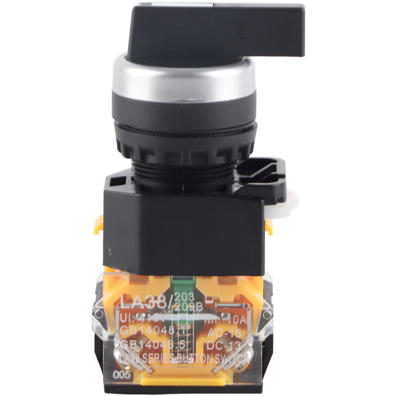 3-positionen-drehschalter Mit 22 Mm Langem Griff, Automatische Rückstellung La38-20bx33