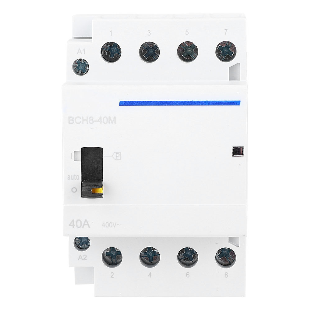 Modulares Schütz 4p 40a 230v Ac Bch8-40m Mit Handschalter Für Die Hausinstallation