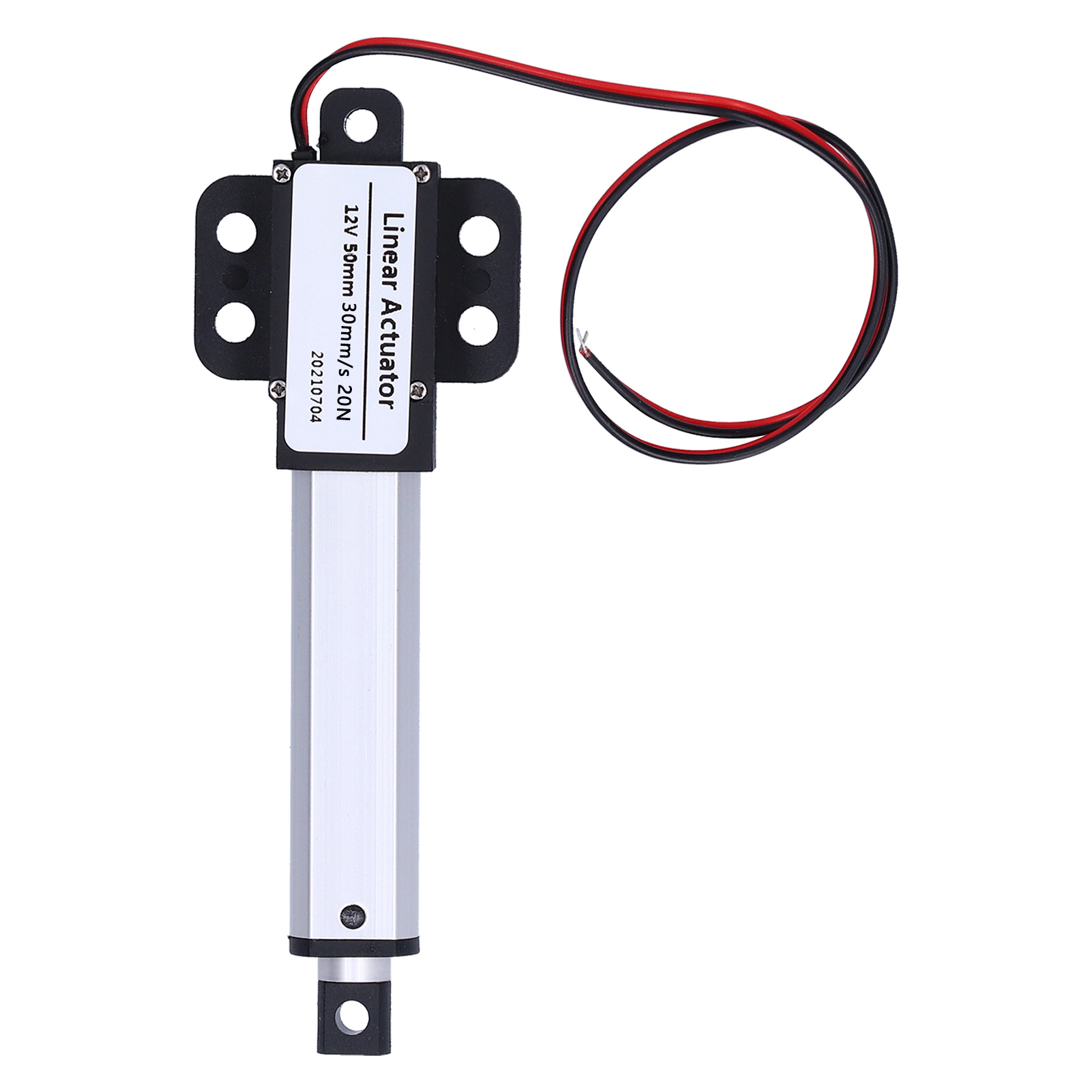 12v 50mm Geräuscharmer Linearantrieb, Elektrischer Antrieb Für Autos, Integrierter Endschalter, 20n 30mm/s.