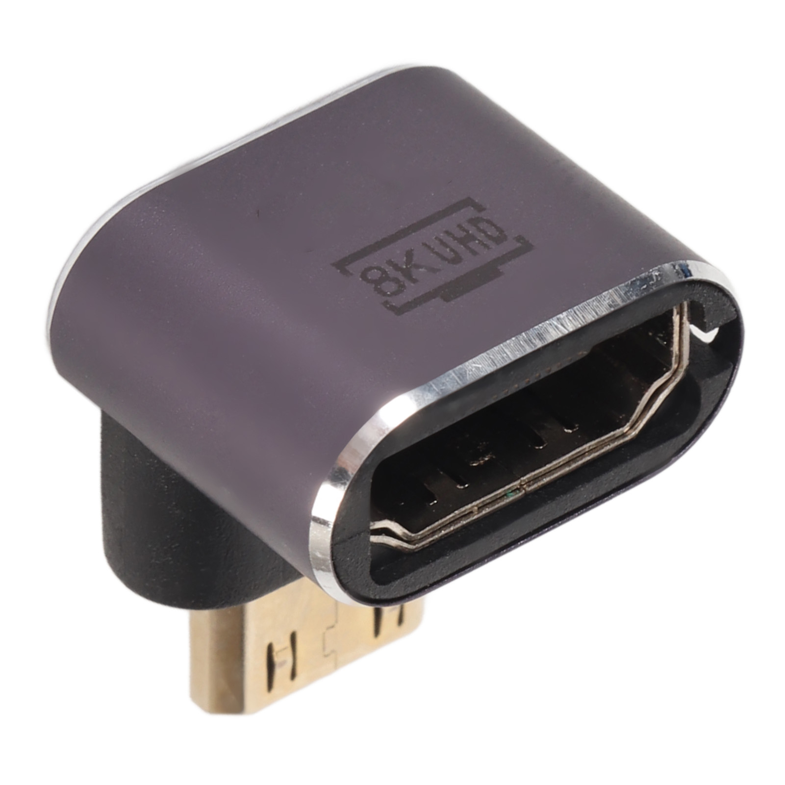 Mini-hdmi-zu-hdmi-adapter, 270° Drehbar Mit Led-hintergrundbeleuchtung, Unterstützt 8k Uhd 2.1, Plug & Play, Stecker-buchse-konverter Für Pcs Und Tablets