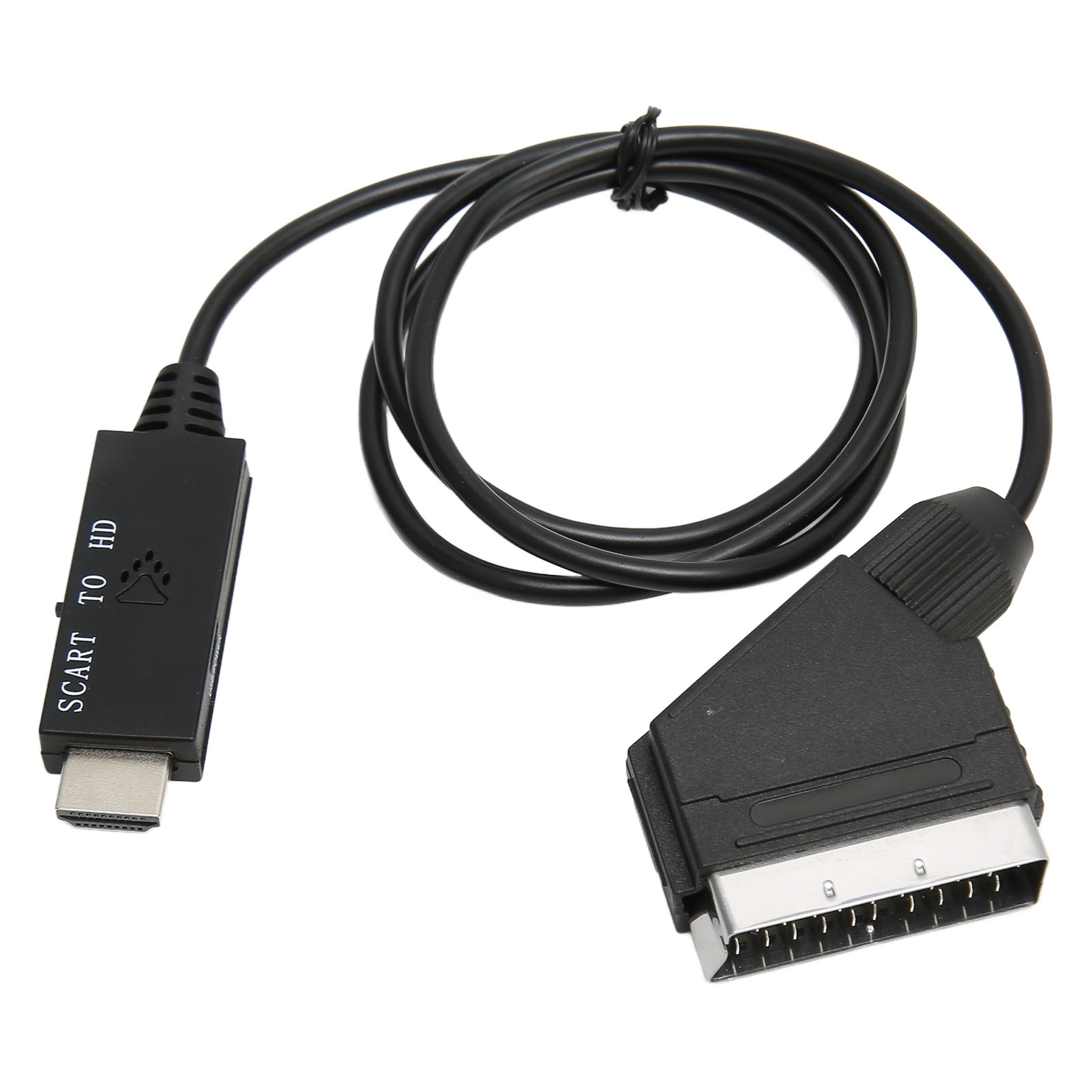 1080p Hdmi Scart-konverter Mit 5v-netzteil Für Fernseher Und Heimkino