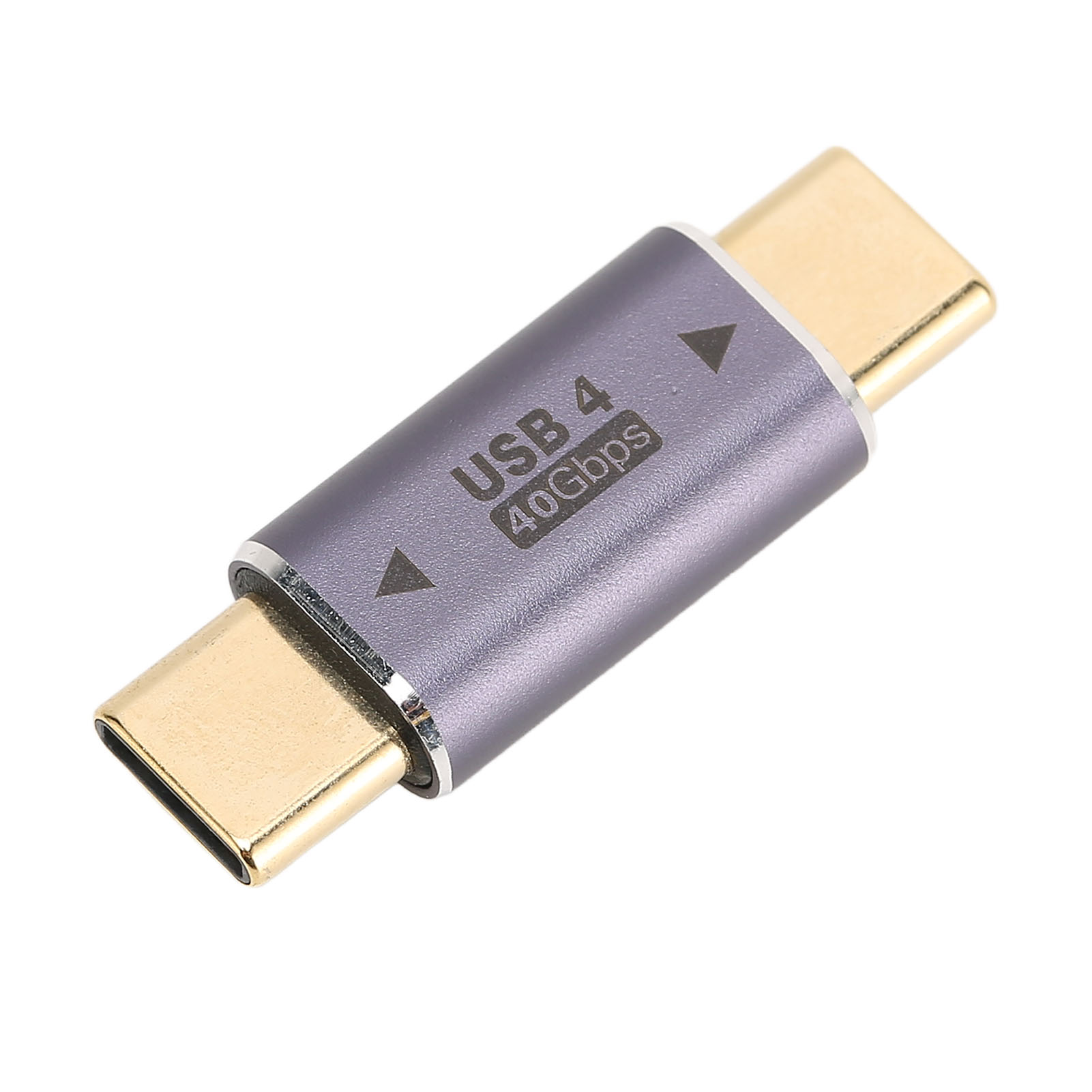 100-w-pd-usb-c-adapter (40 Gbit/s), Stecker Auf Stecker, 8k-kompatibel Und Schnellladefunktion, Vergoldeter Hochgeschwindigkeitsanschluss